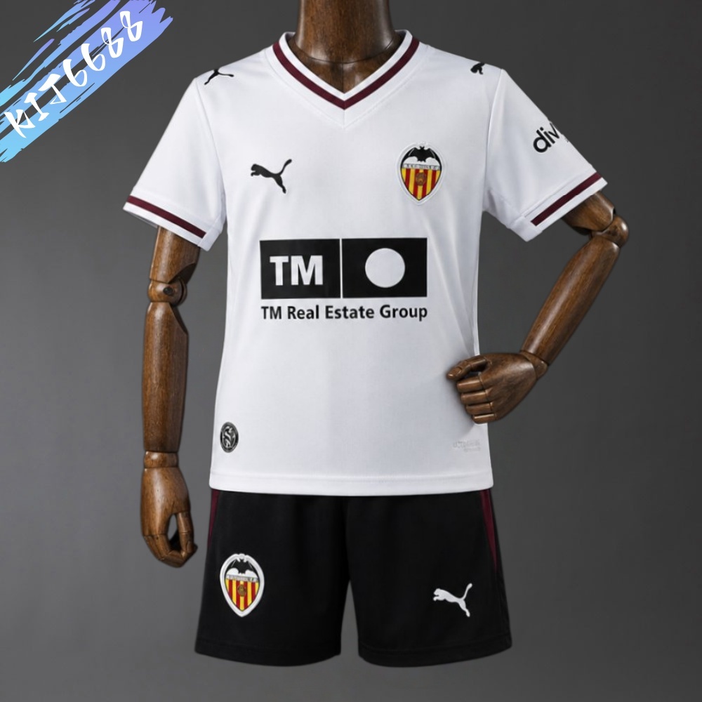 2026/2027 Valencia Home Football Shirt ( Kids Kit socks）