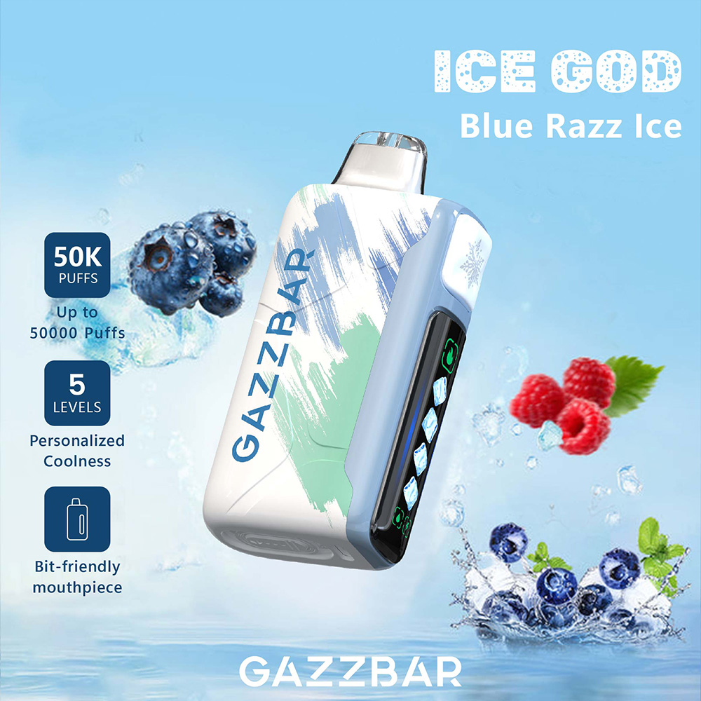 ICE GOD 50000 PUFFS-Blue Razz lce
