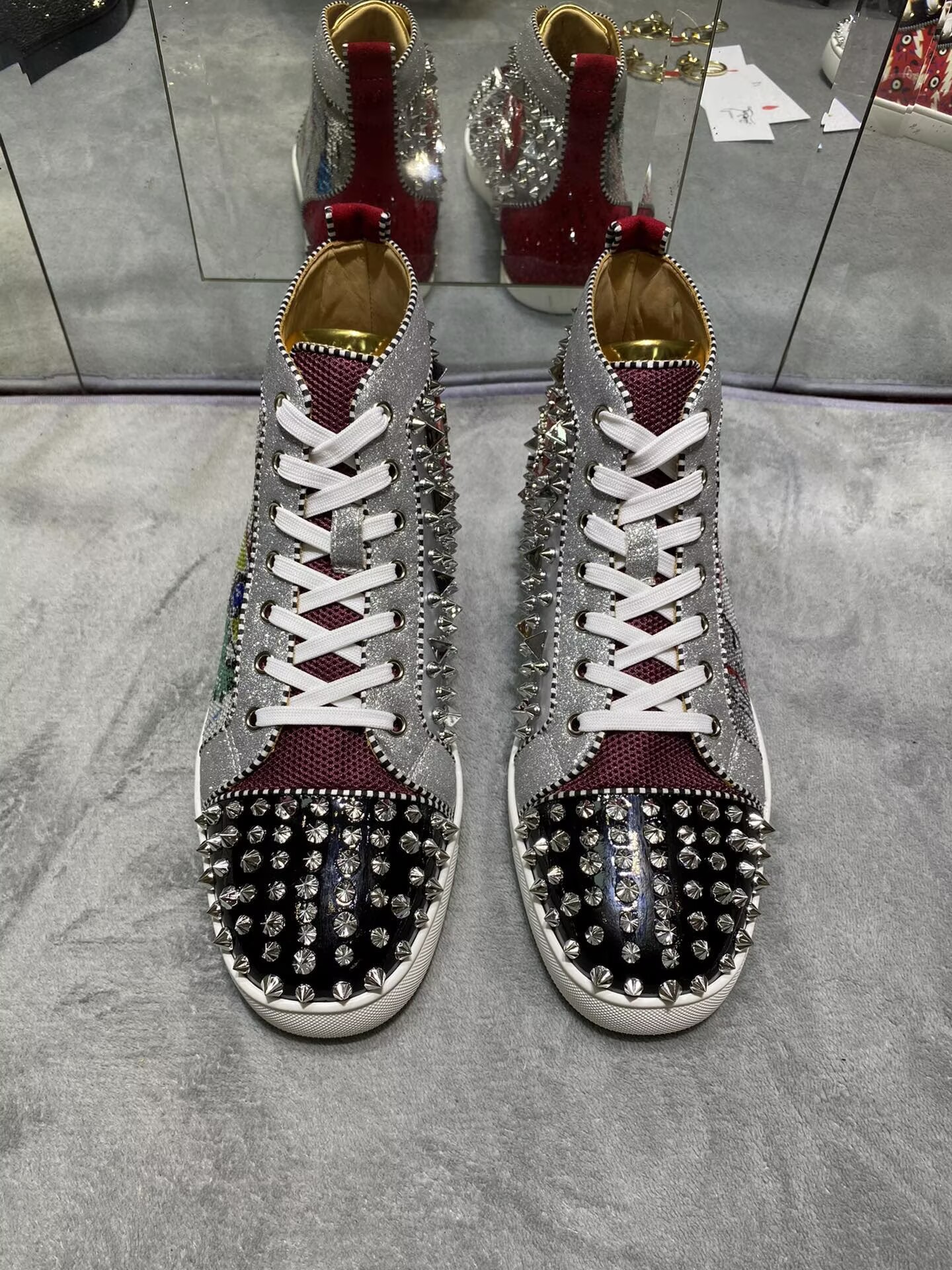 Christian Louboutin Red bottom High-Top - CCSHOES