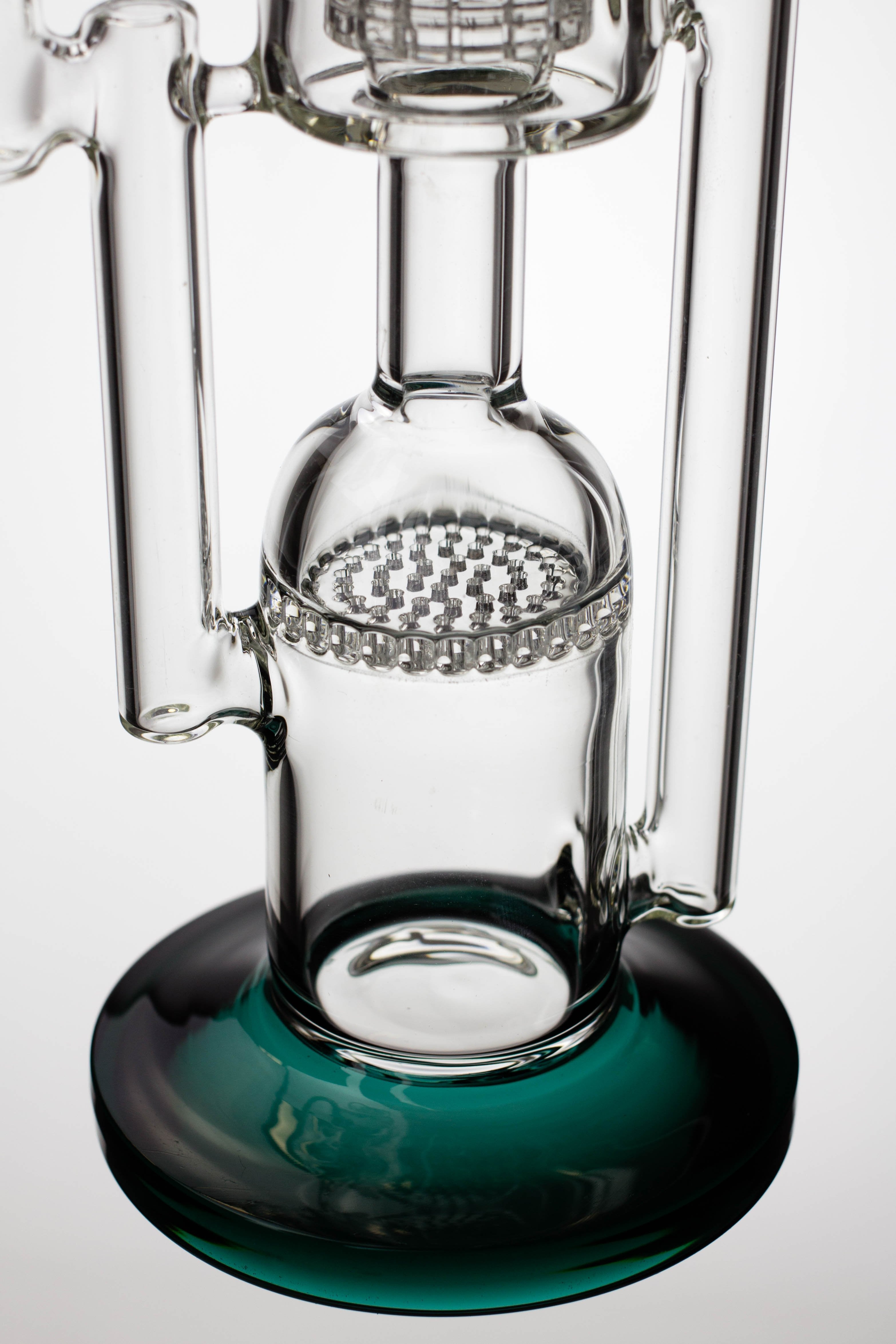 12 infyniti glass honey comb and shower head diffuser recycled bong
