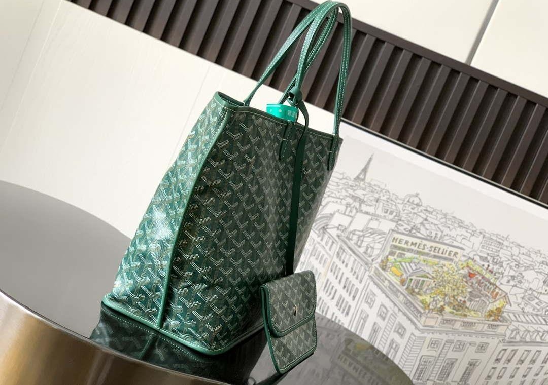 Replica Goyard ANJOUSPMLCG03TY01P Anjou PM Bag Green
