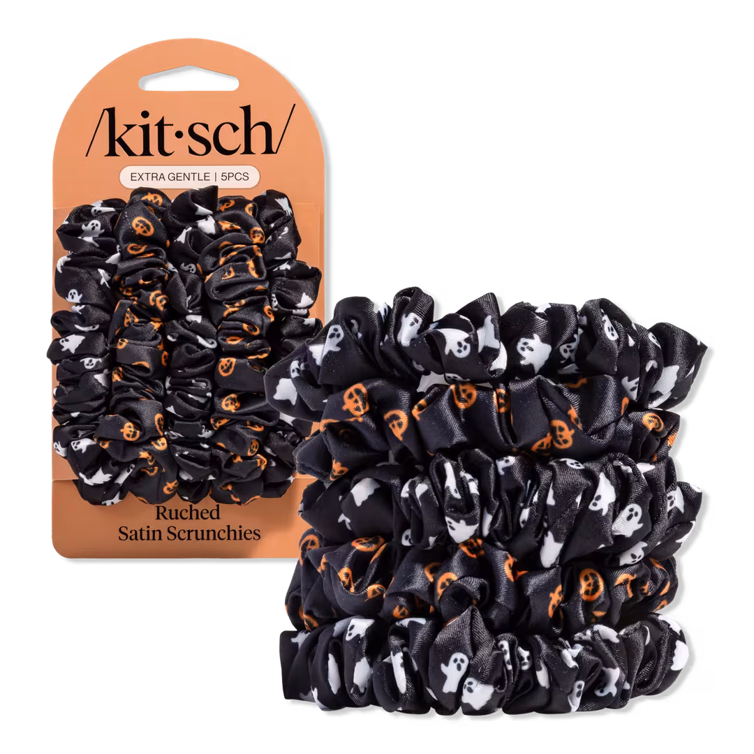 Kitsch  Ruched Satin Scrunchies