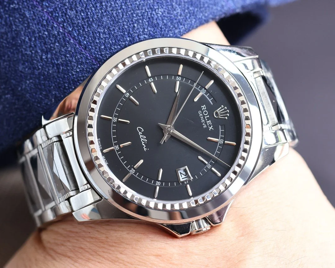 Rolex Watch CELLINI DATE 42MM BLACK DIAL Watch