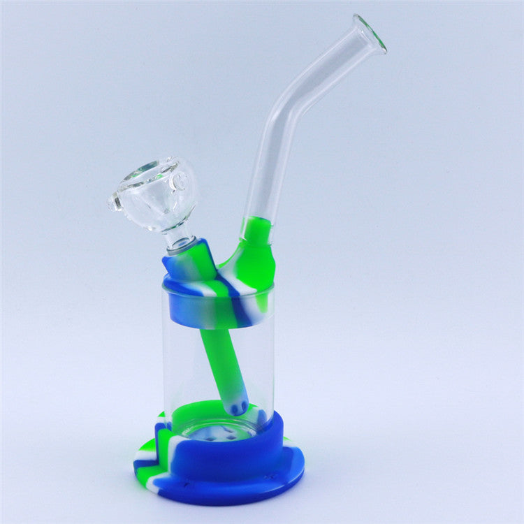 8 LED Luminous Silicone Detachable Dab Rig