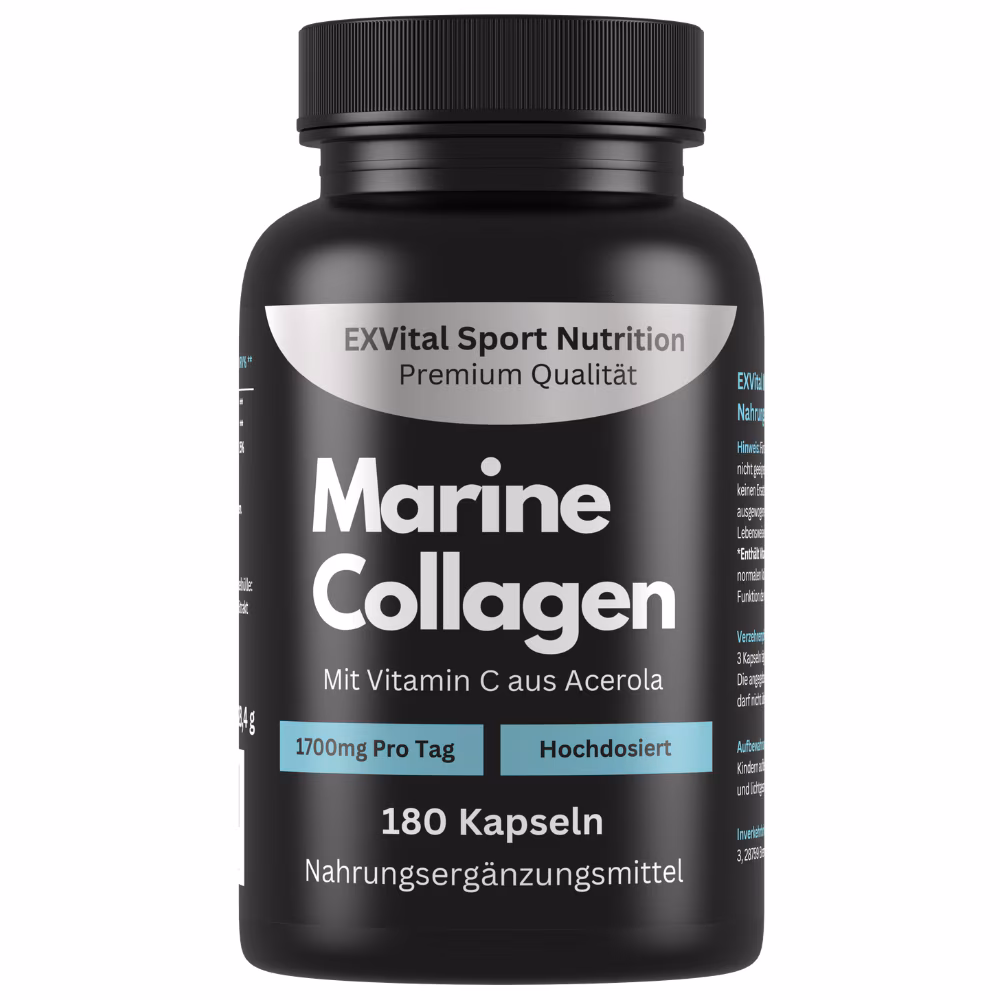 Marine Collagen Kapseln mit Vitamin C