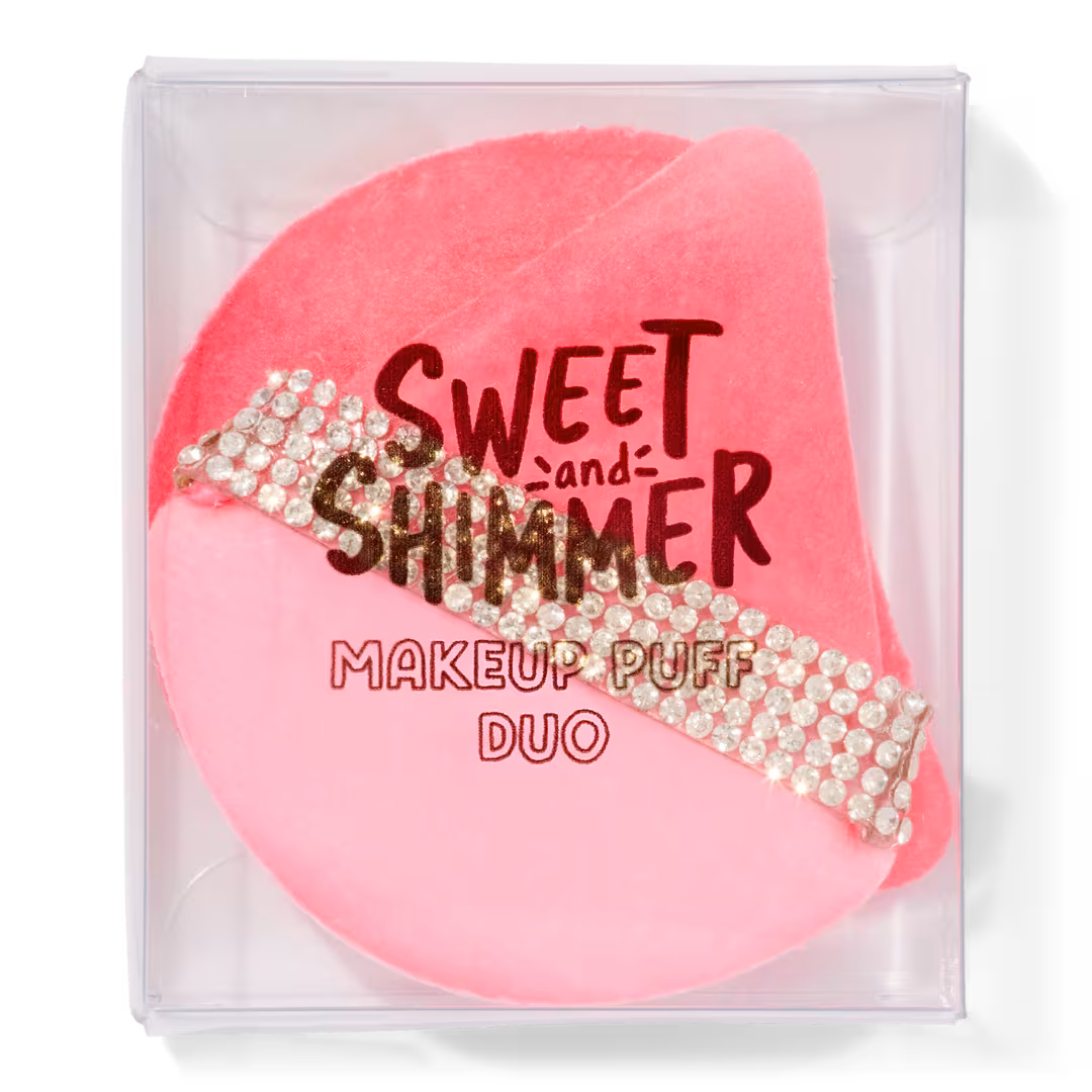Sweet & Shimmer  Makeup Puff Duo