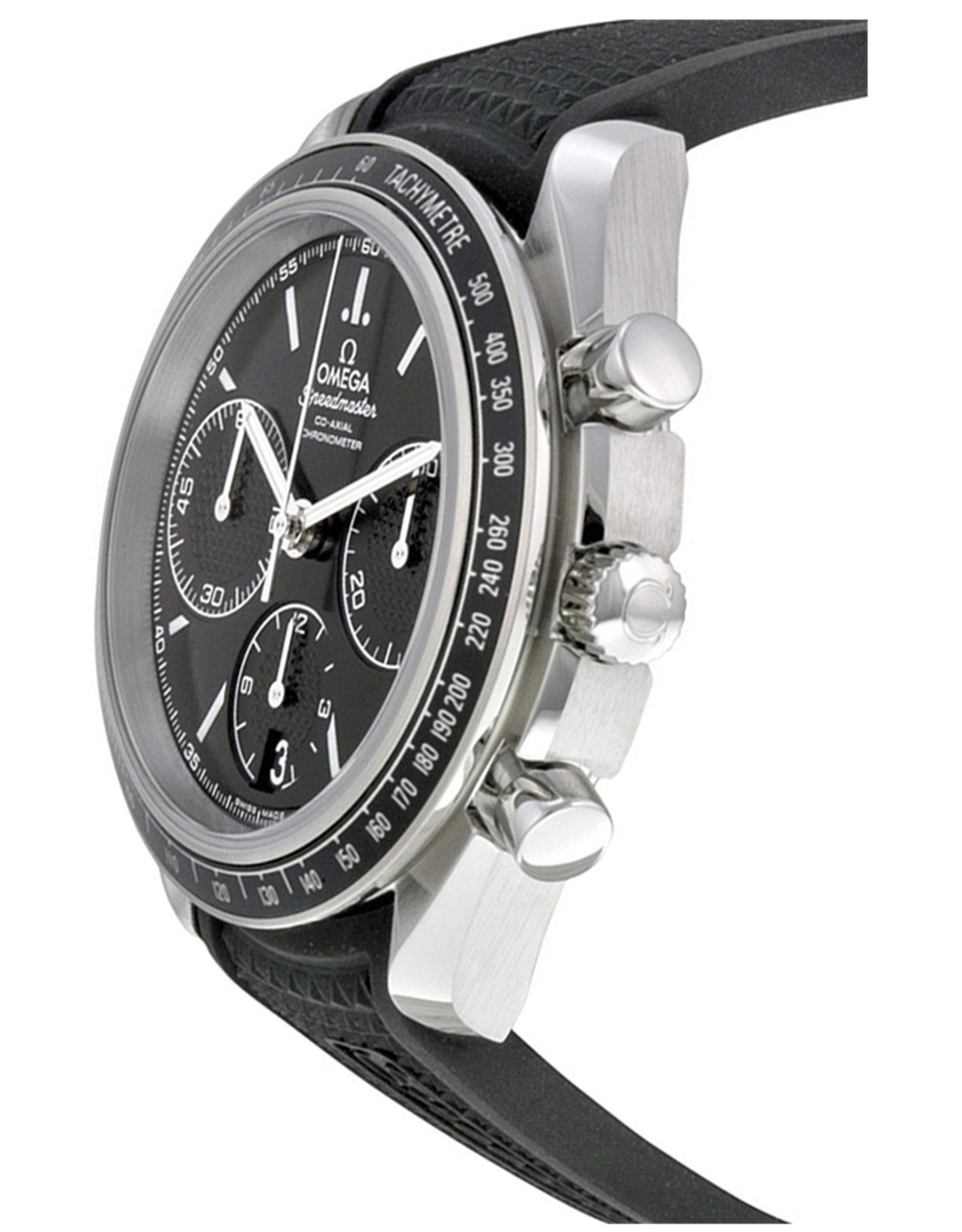 Replica Omega Speedmaster Black Dial Rubber Strap 40MM 326.32.40.50.01.001