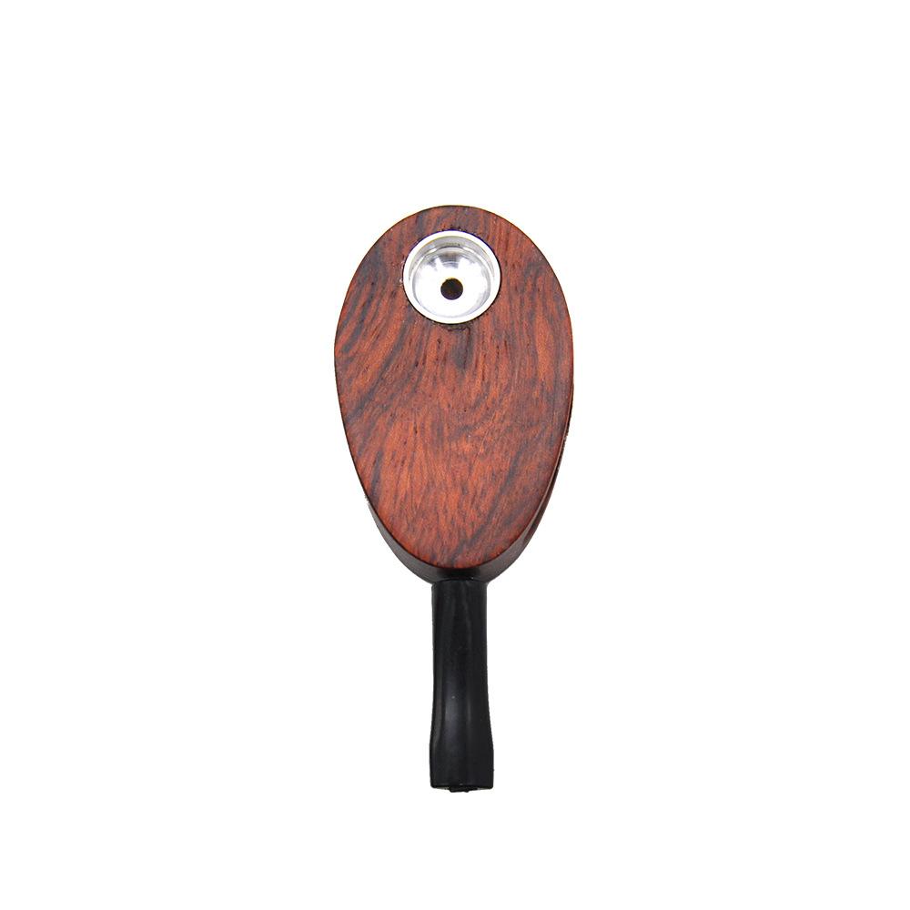 Oval Smoking Wooden Pipe