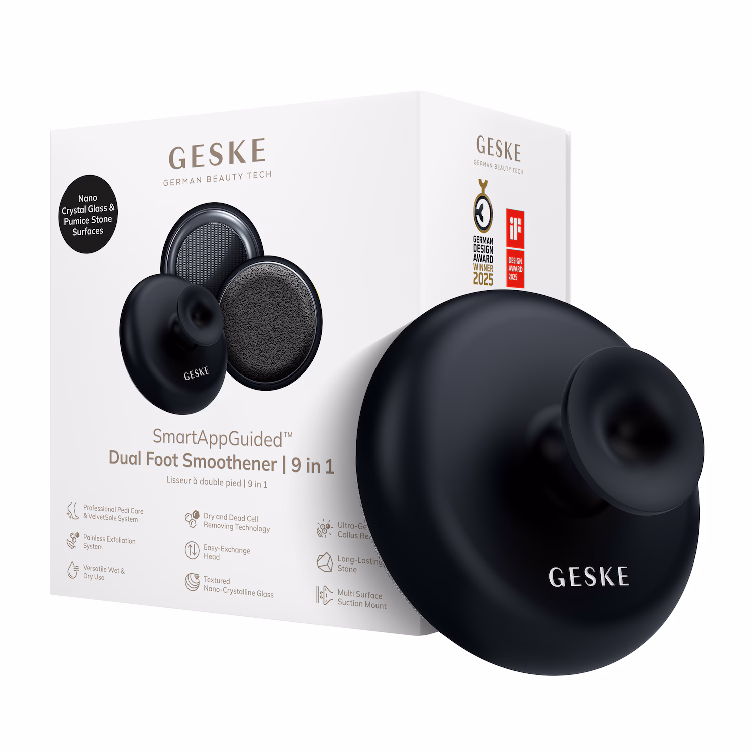 GESKE Dual Foot Smoothener | 9 in 1