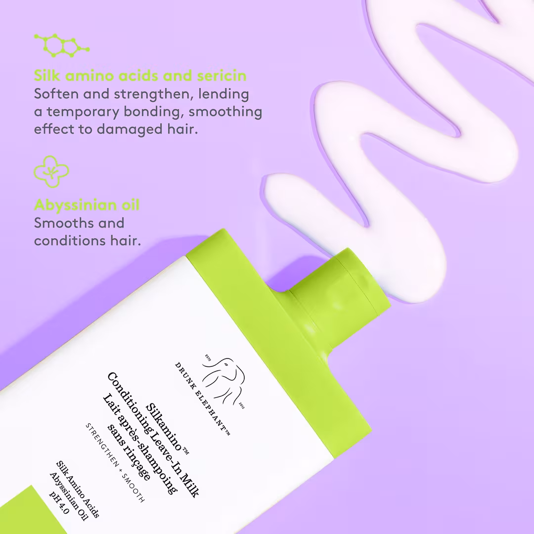 Drunk Elephant  Silkamino Conditioning Leave-In Milk