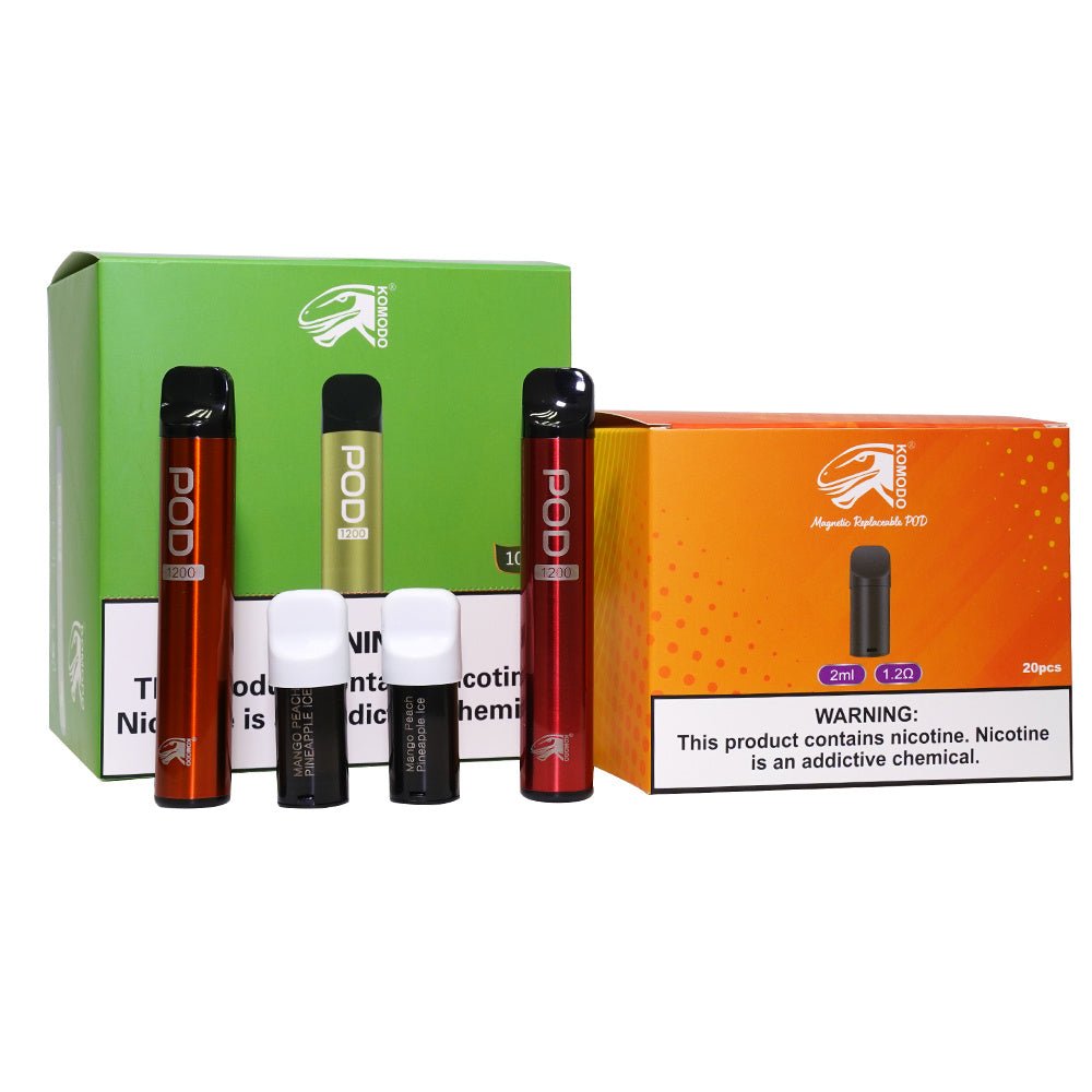 Komodo Pod Reusable Vape Pen 1200Puffs