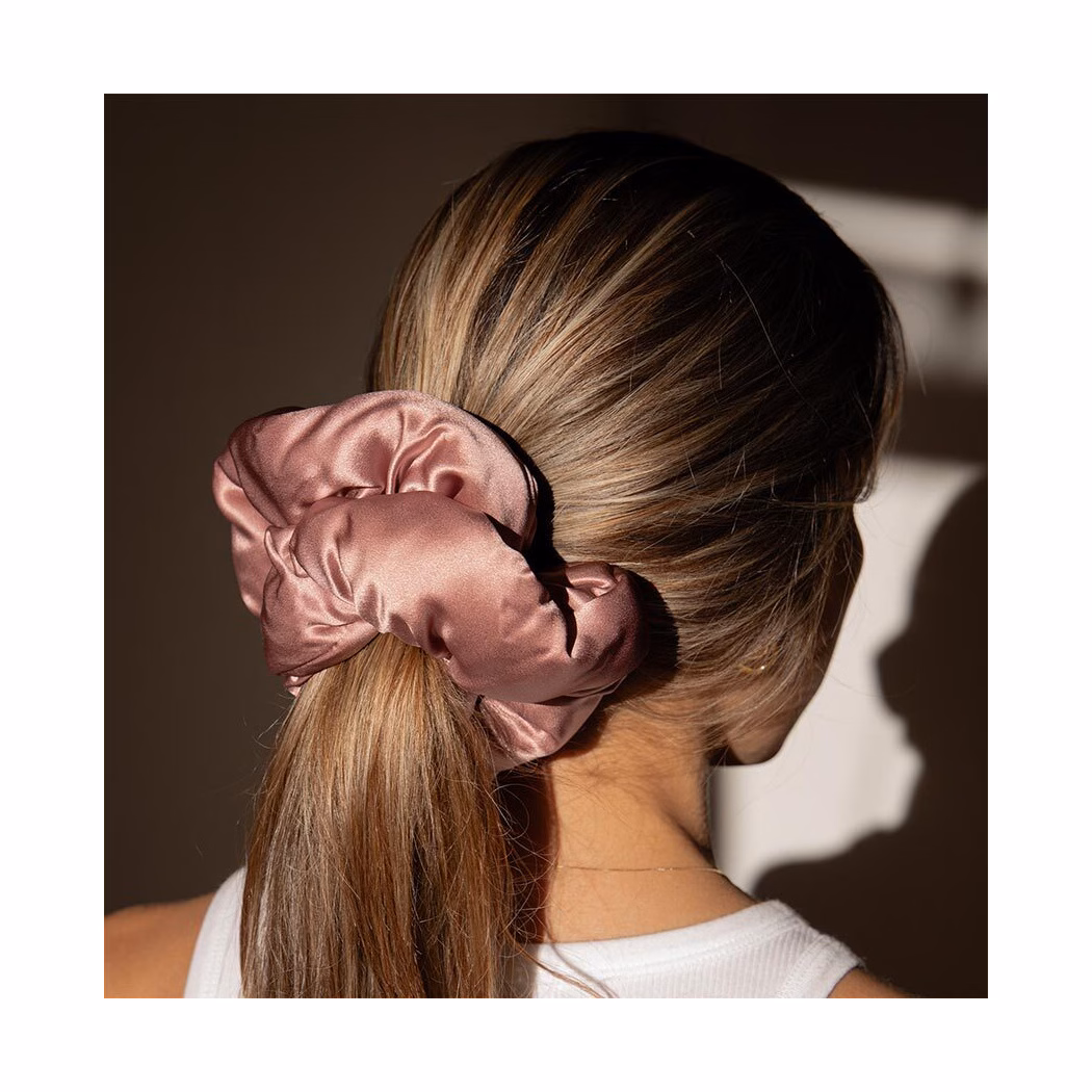Damask Rose Pillow Scrunchie