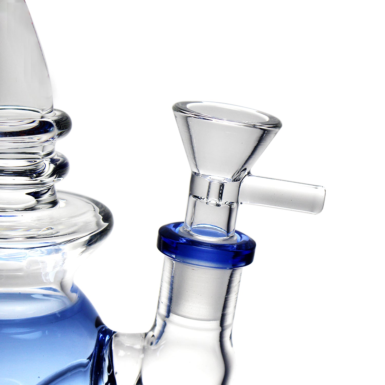 9 Clear Glass Water Dab Rig