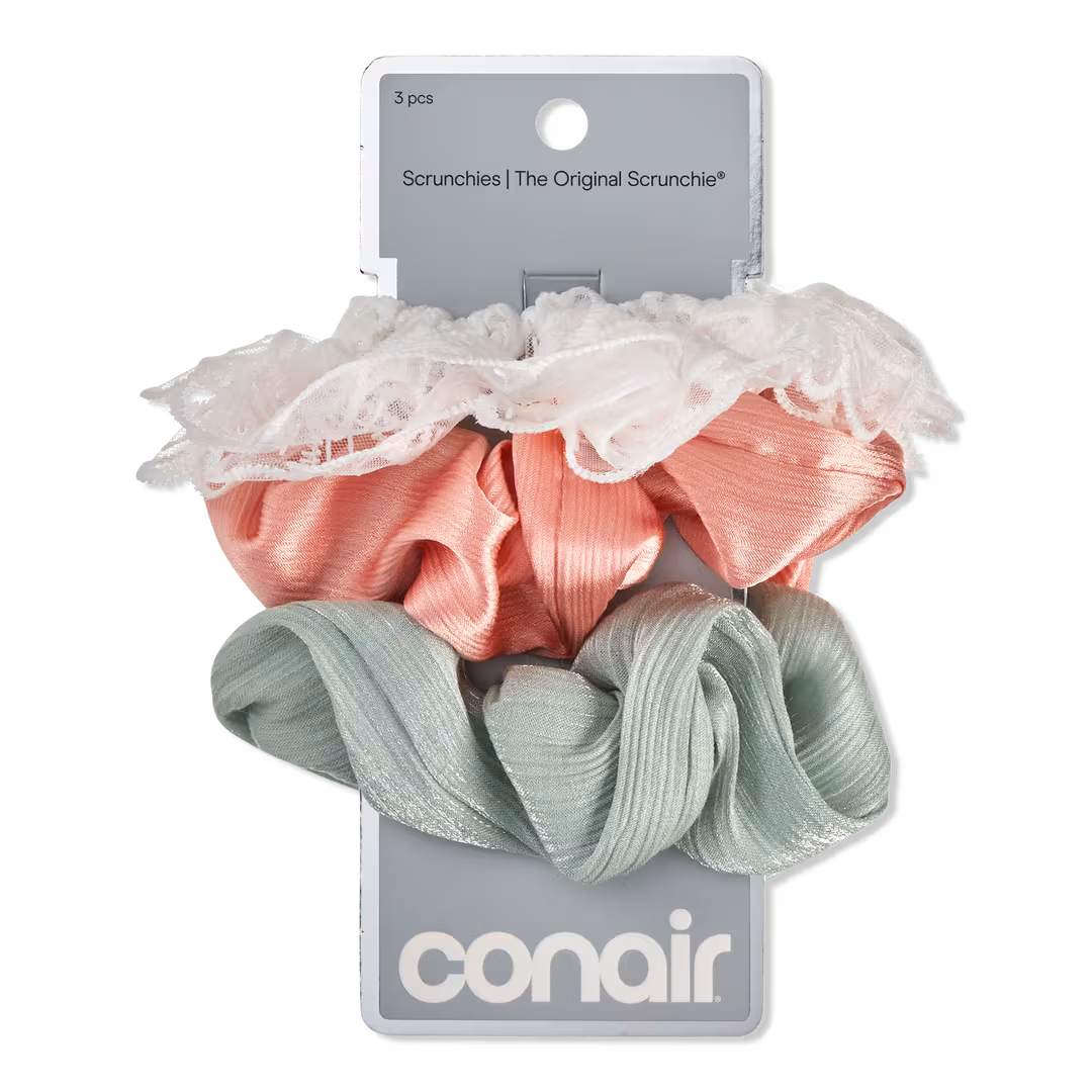Conair Accessories  Assorted Texture Scrunchies