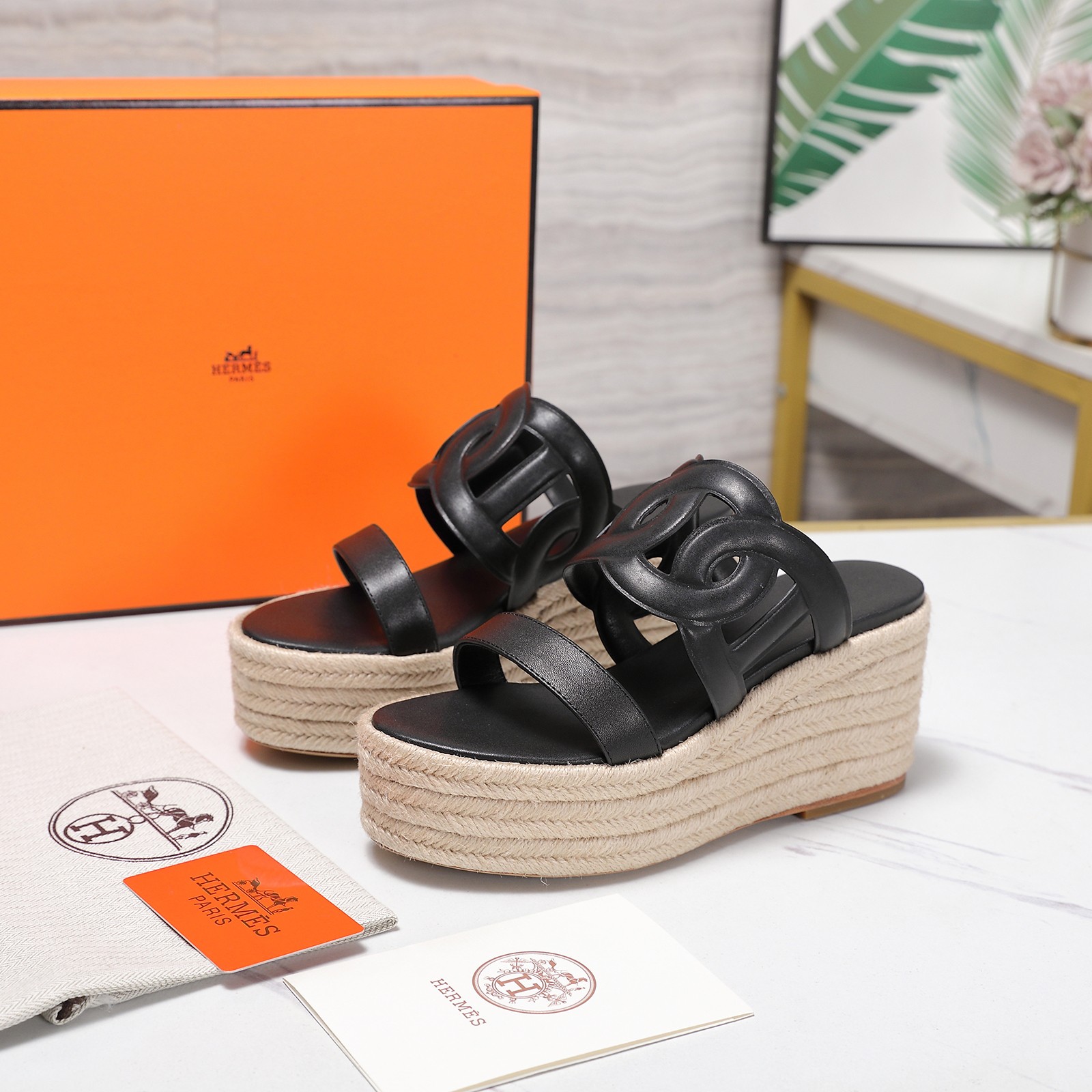 Hermès Platform Sandals