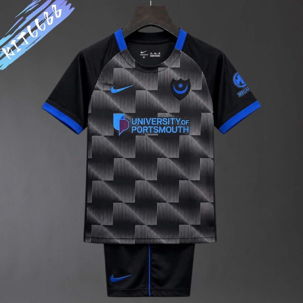2026/2027 Portsmouth Third Away Football Shirt (Kids Kit socks）