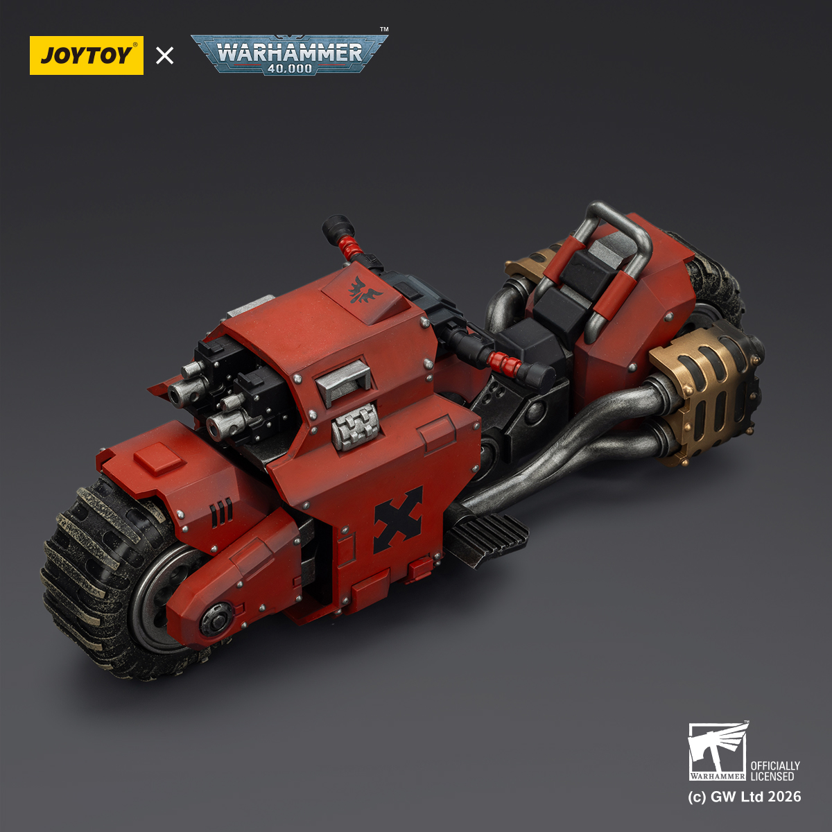 JOYTOY  Warhammer 40k 1: 18 Raider-pattern Combat Bike - JOYTOY WORLD