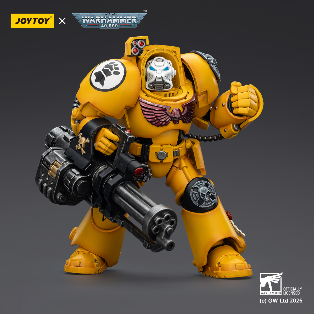 JOYTOY Warhammer 40k 1: 18 Imperial Fists Terminators - JOYTOY WORLD