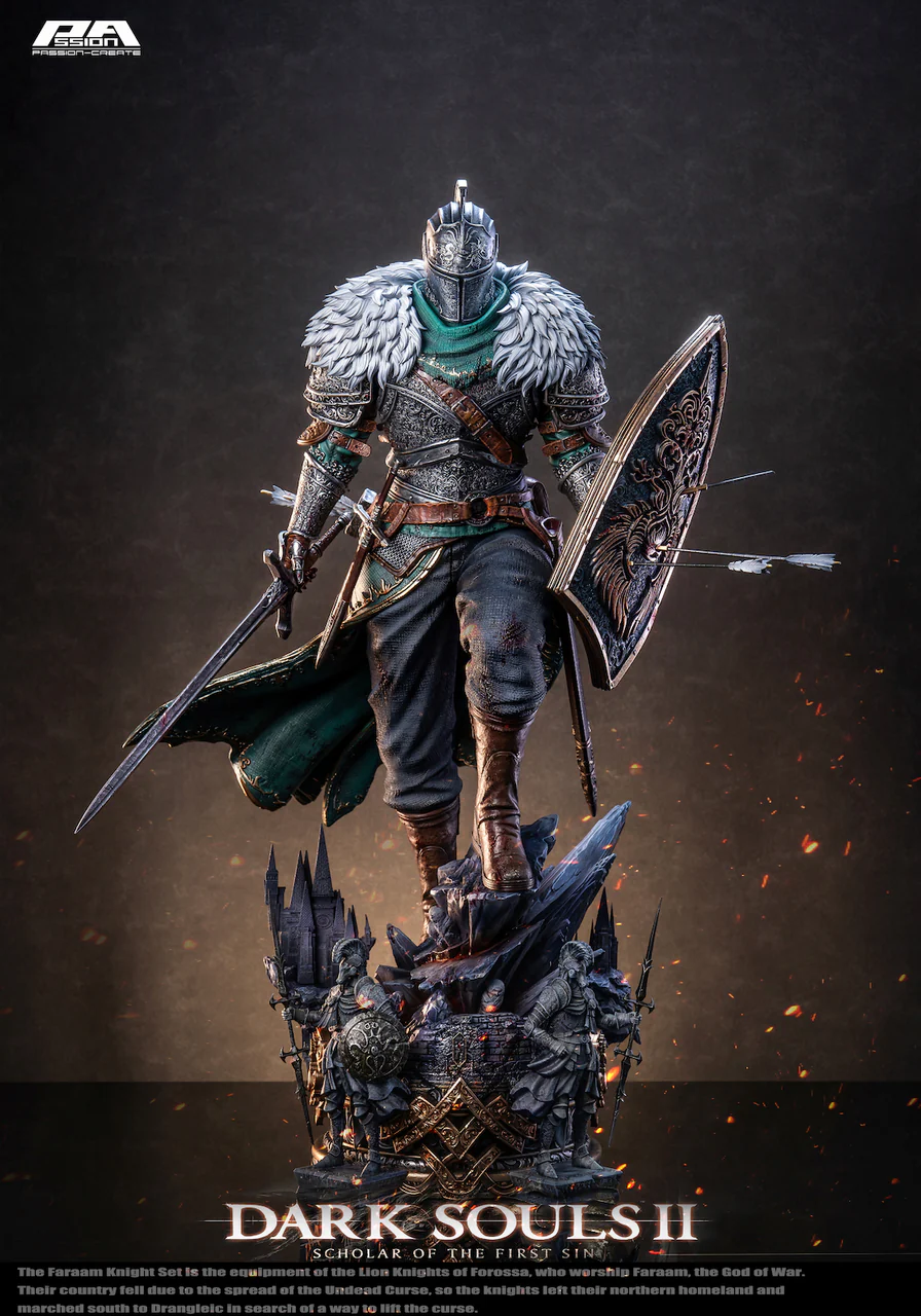 Dark Souls 2 - Faraam Knight | 1:6/1:4 Resin Statue | by PA Create Studio