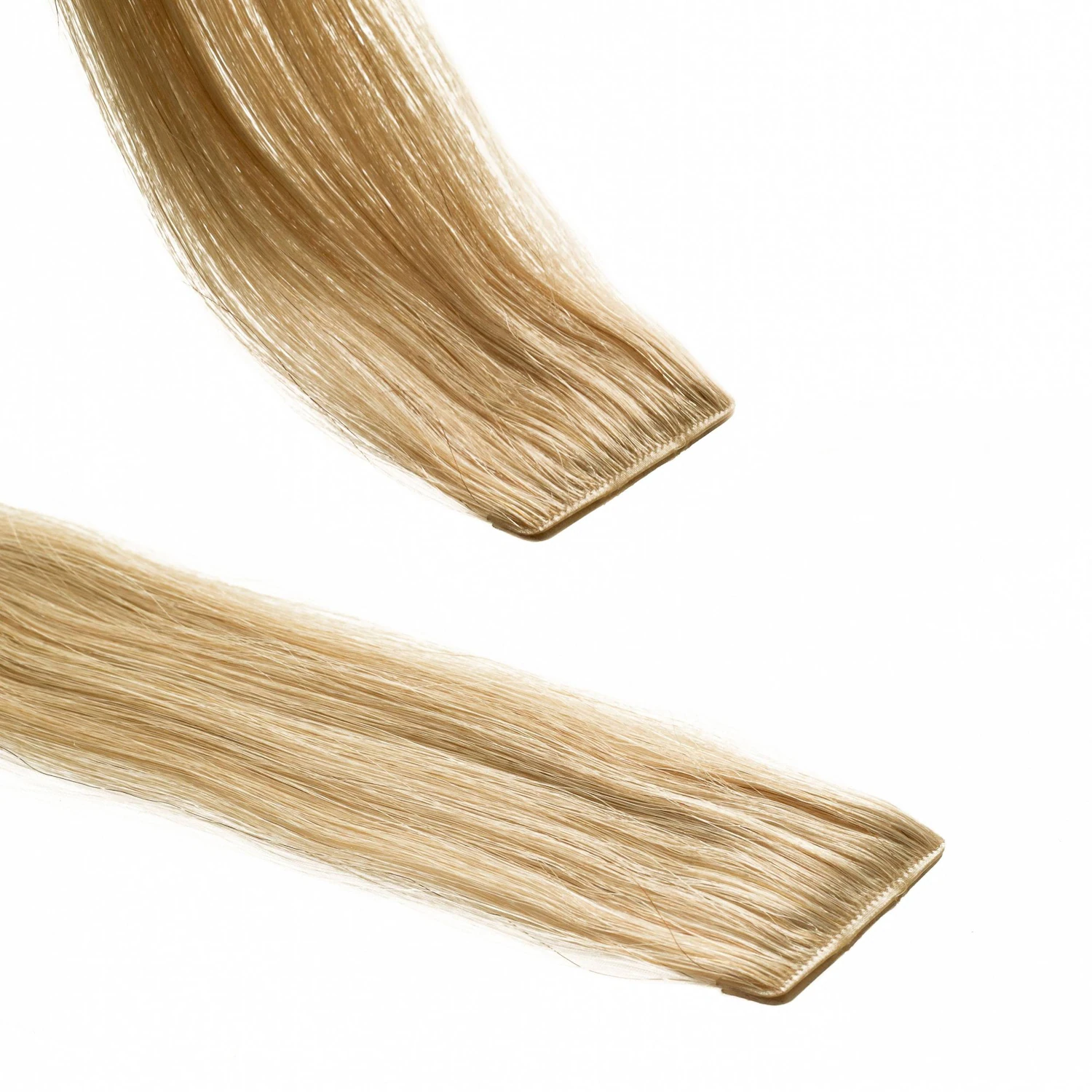 Invisible Tape Extensions Premium Echthaar #9/31 Lichtblond Gold-Asch