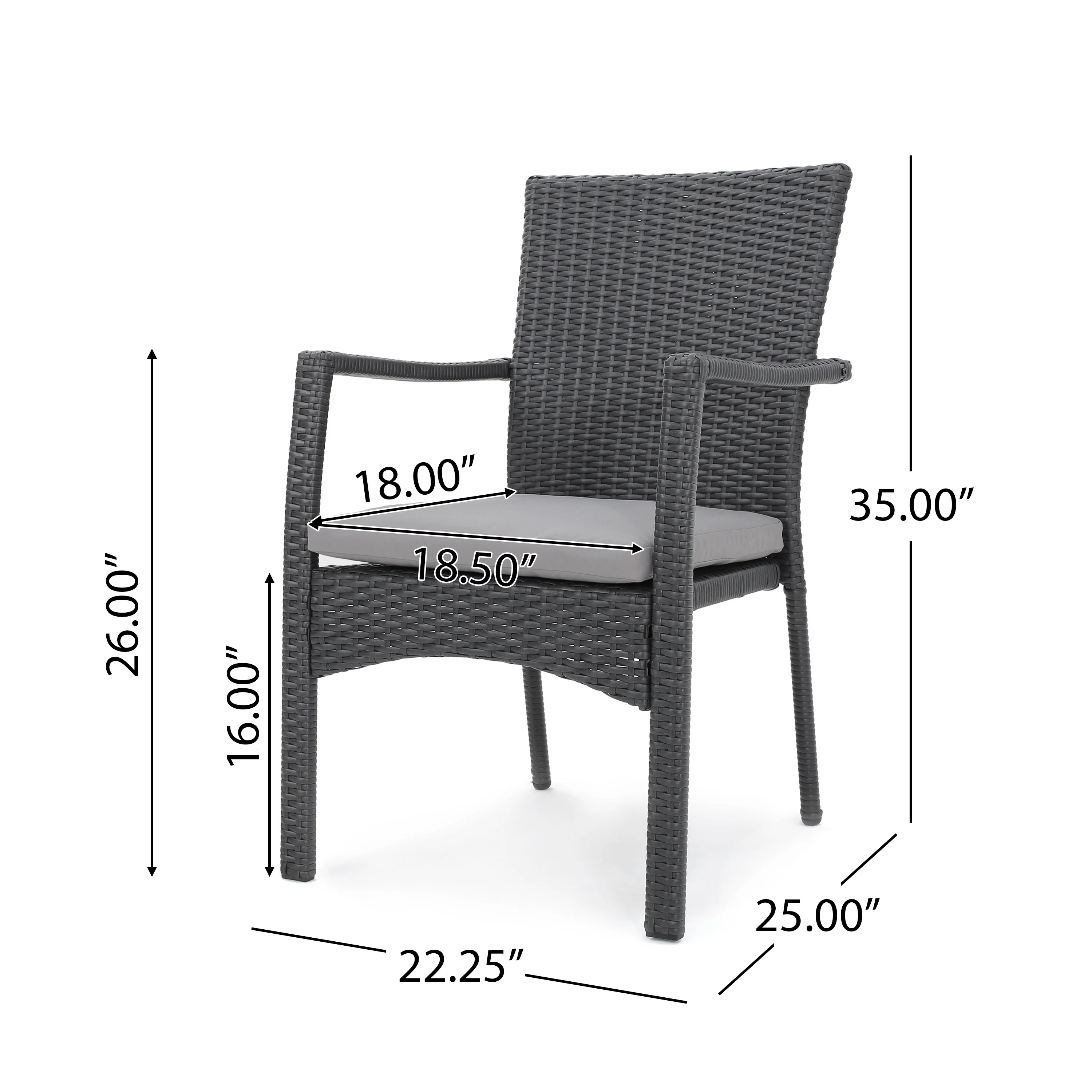 Jabari Outdoor Wood and Wicker Expandable 8 Seater Dining Set, Gray