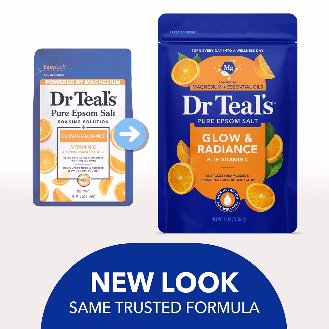 Dr Teal's  Glow & Radiance Pure Epsom Salt