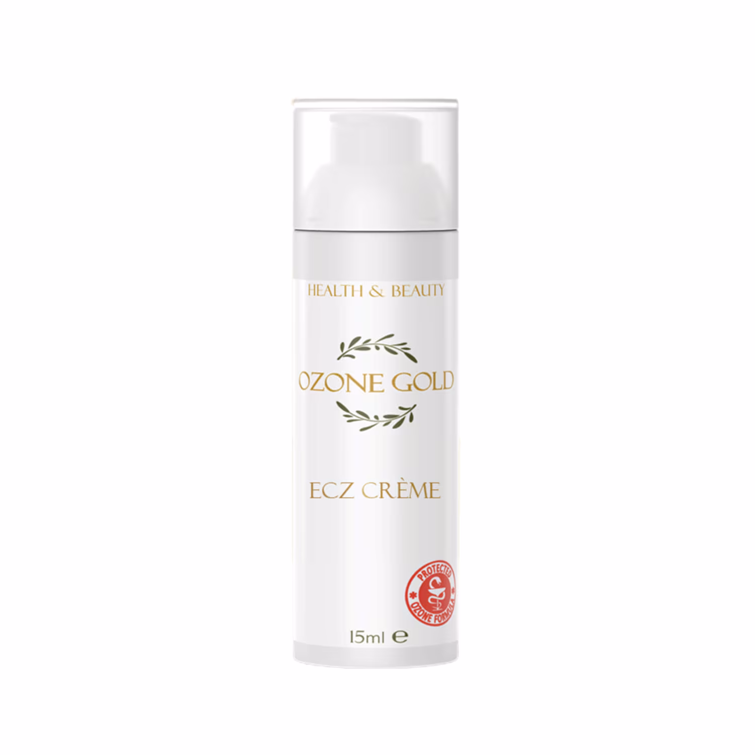 Creme Creme mit ozonisiertem Olivenöl