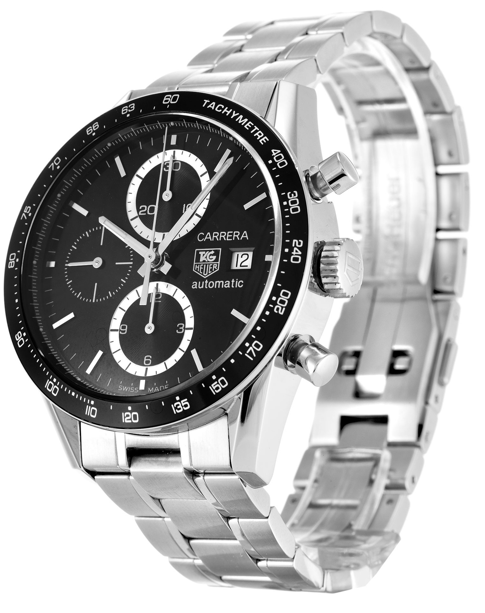 Replica Tag Heuer Carrera CV2010.BA0786 Black Dial Stick Markers 41MM