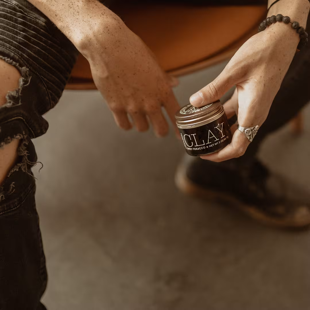 18.21 Man Made  Sweet Tobacco Medium Hold, No Shine Hair Styling Clay