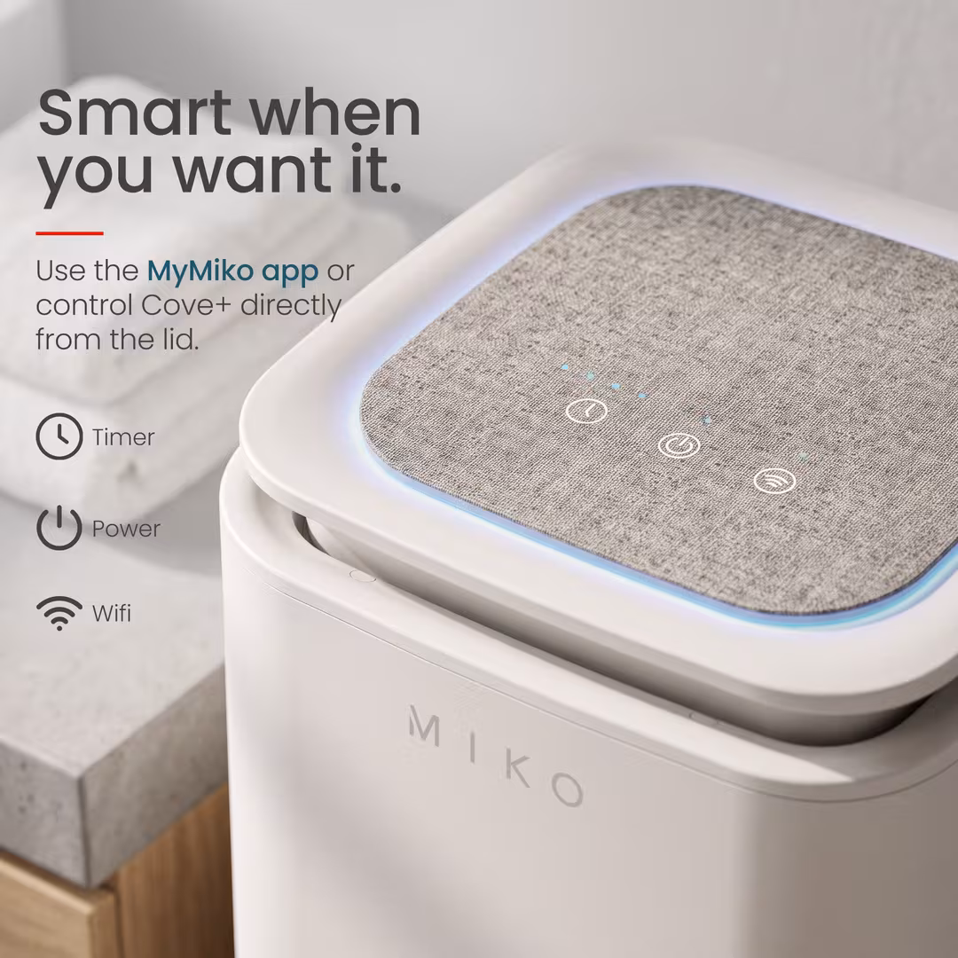 Miko  Cove App-Controlled Towel Warmer with Aromatherapy