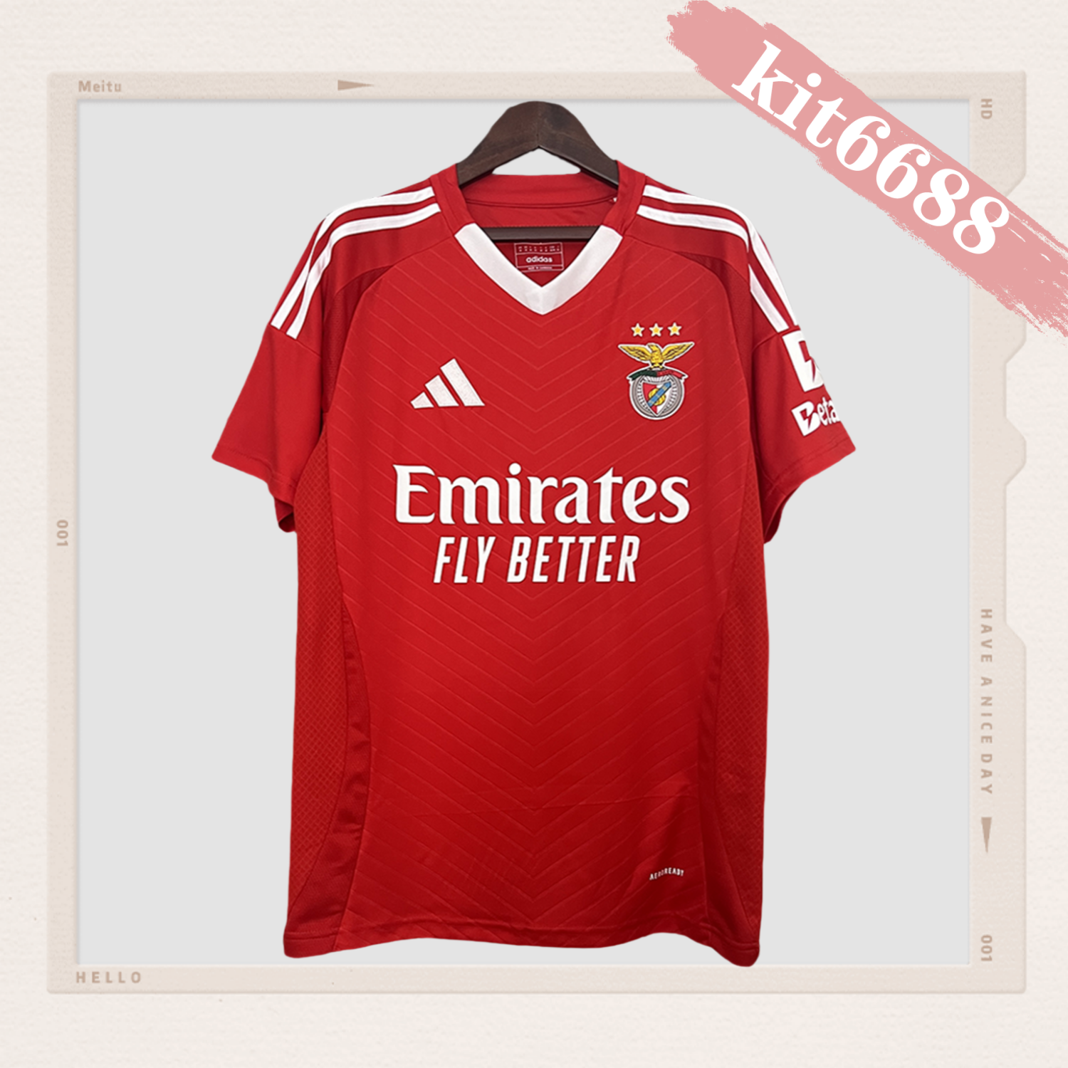 2024/2025 Benfica Football Club Home Football Shirt（Fan Edition）