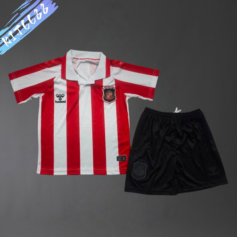2026/2027 Sunderland home  Football shirt (Kids Kit socks）