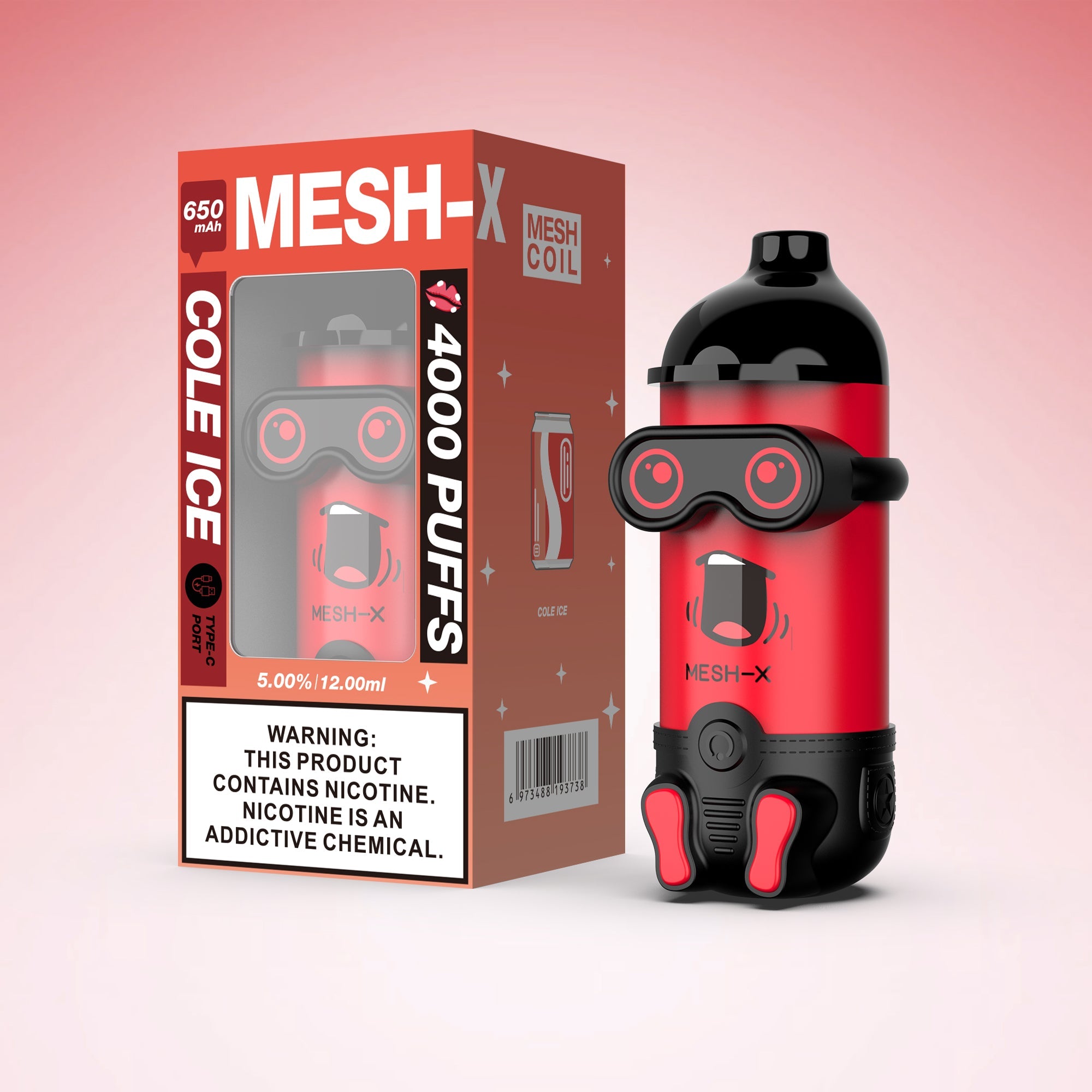 MESH-X Rechargeable Disposable Vapes