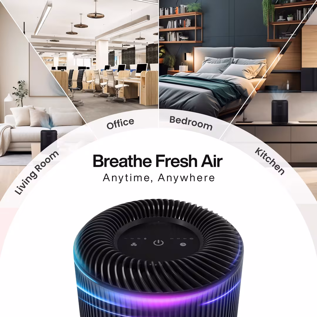 Miko  Essence 3-Speed Black Air Purifier