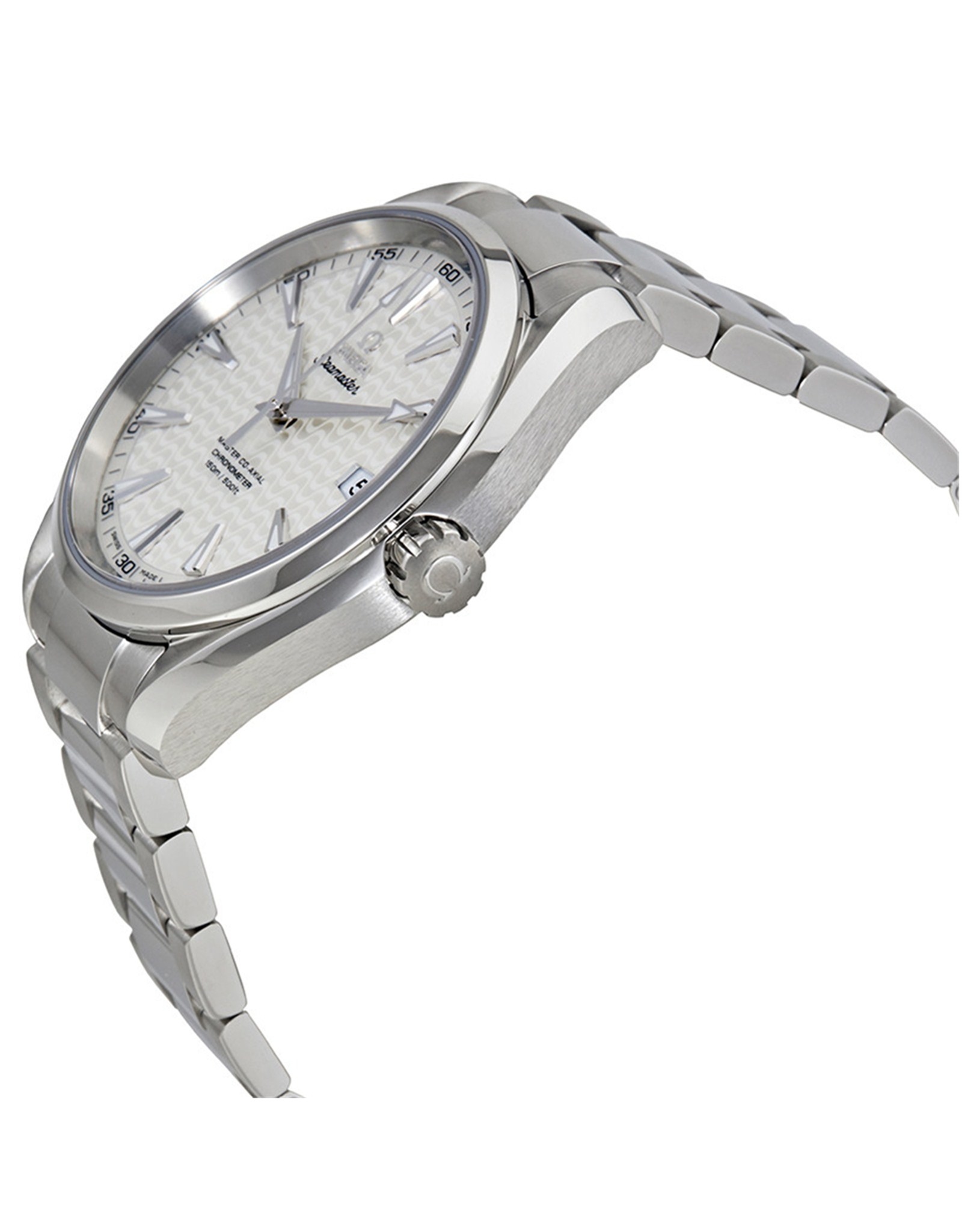 Replica Omega Seamaster Wave Patterned Silver Dial 231.10.42.21.02.006 41.5MM