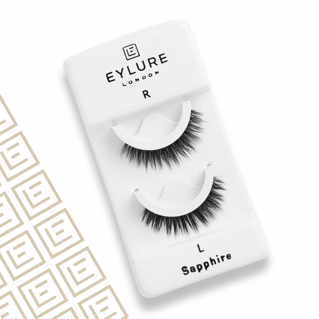 Eylure  Pre-Glued Luxe Faux Mink Eyelashes, Sapphire