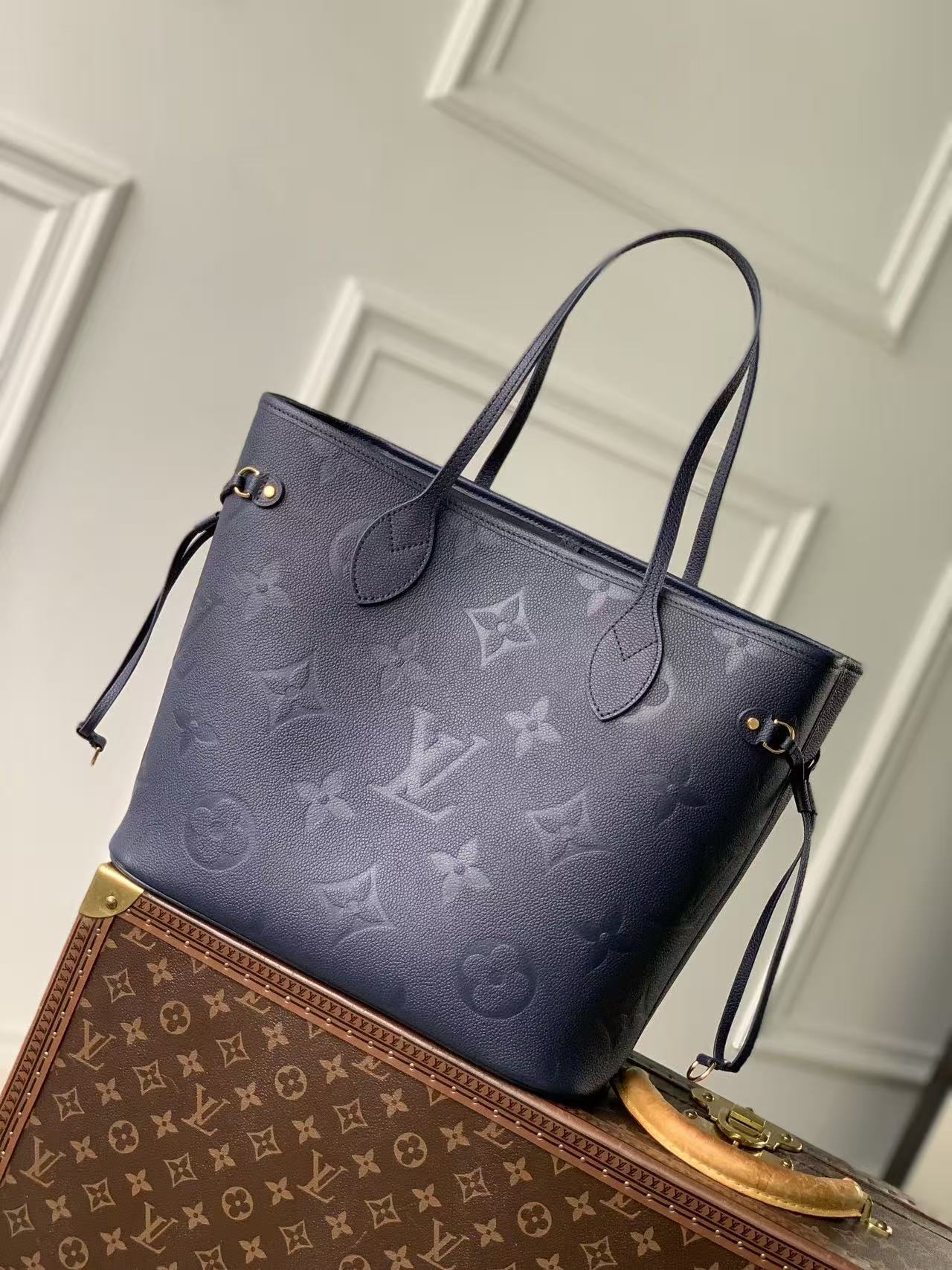 [10A] LV Neverfull MM Mid  Tote  Bag