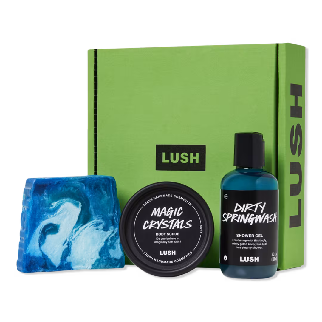 LUSH  Scrub Up Well Shower Discovery Kit