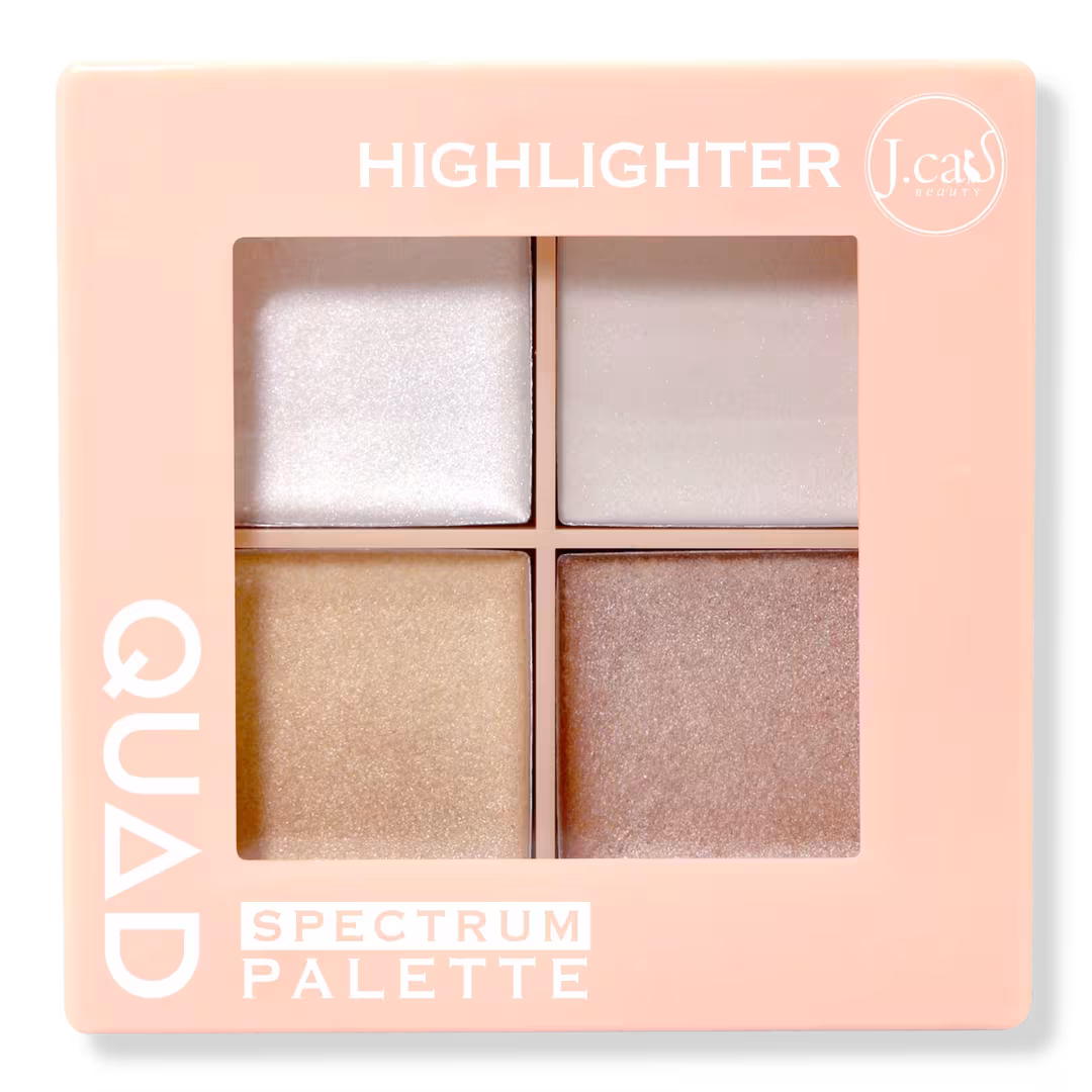 J.Cat Beauty  Highlighter Quad Spectrum Palette
