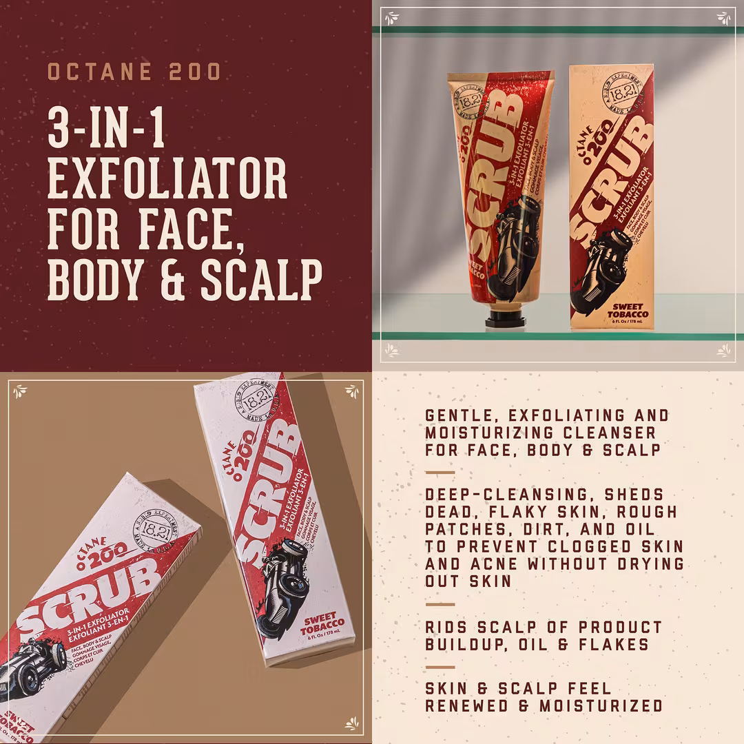 18.21 Man Made  3-In-1 Exfoliator