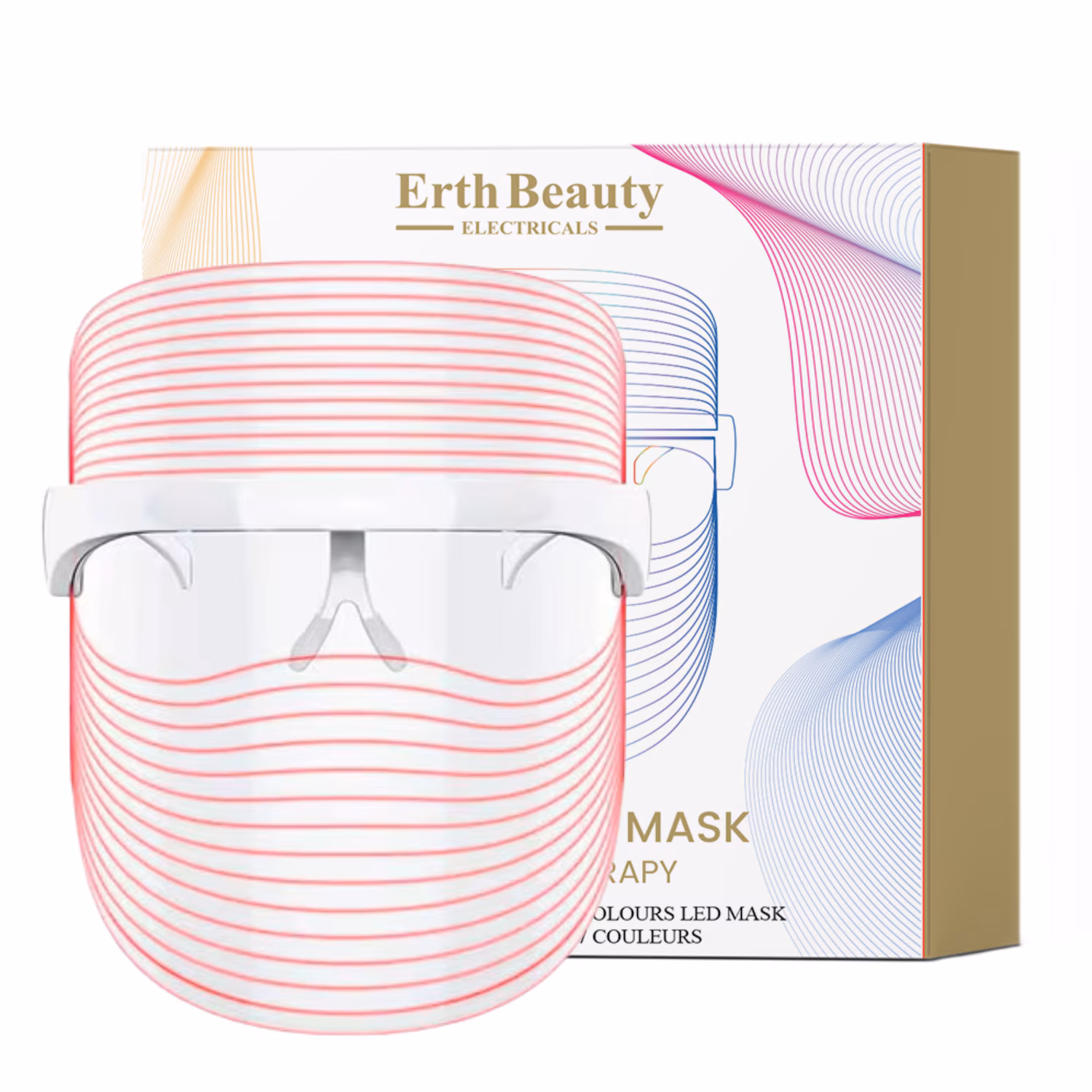 LED-Lichttherapie-Maske mit 7 Farben