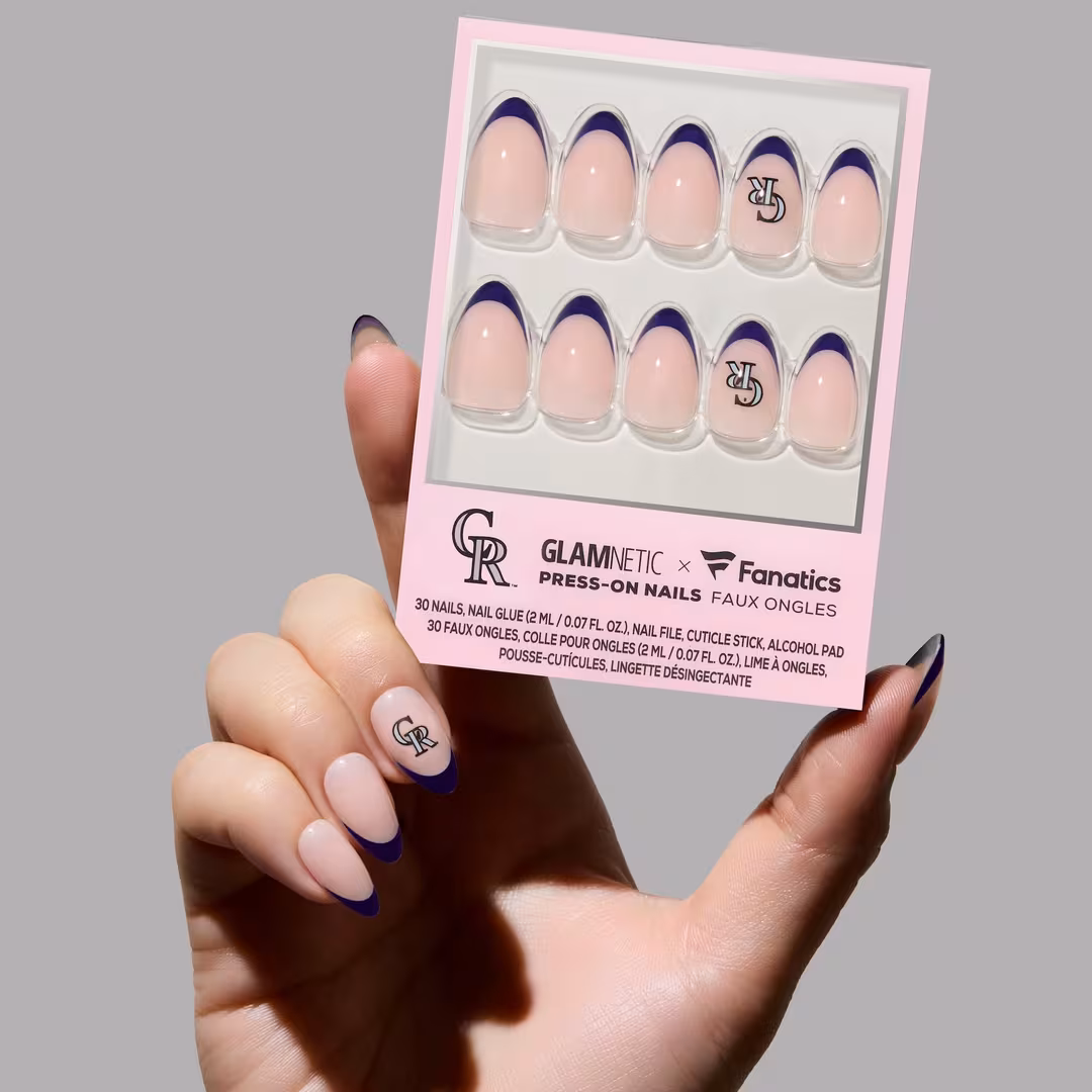 Glamnetic x Fanatics Nail  Colorado Rockies Press-On Nails