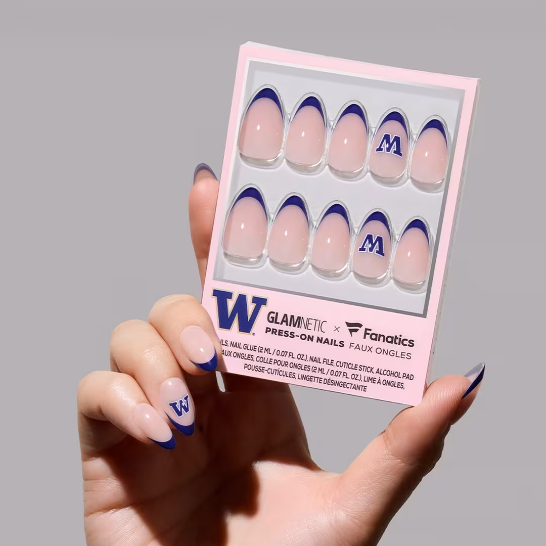 Glamnetic x Fanatics Nail  Washington Huskies Press-On Nails