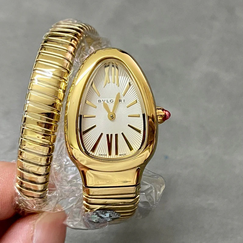 BVL WatchSERPENTI SPIGA GOLD WHITE DIAL
