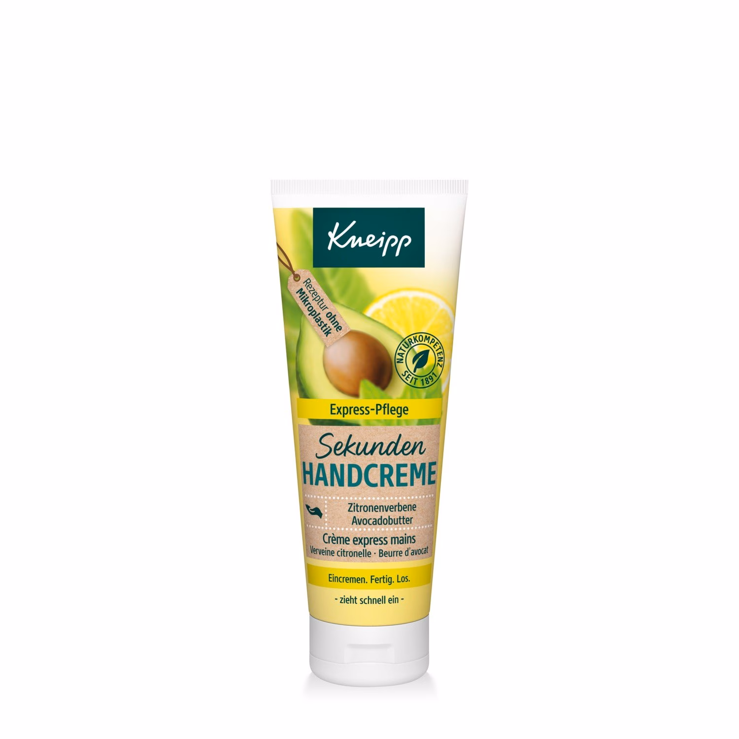 Sekunden-Handcreme - Zitronenverbene & Avocadobutter