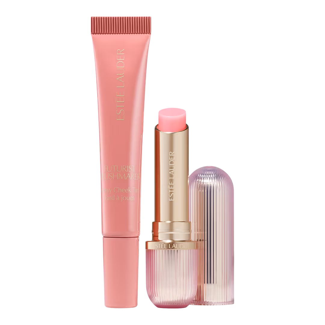 Estée Lauder  Rosy Reception Futurist Blush & Lip Balm Makeup Gift Set