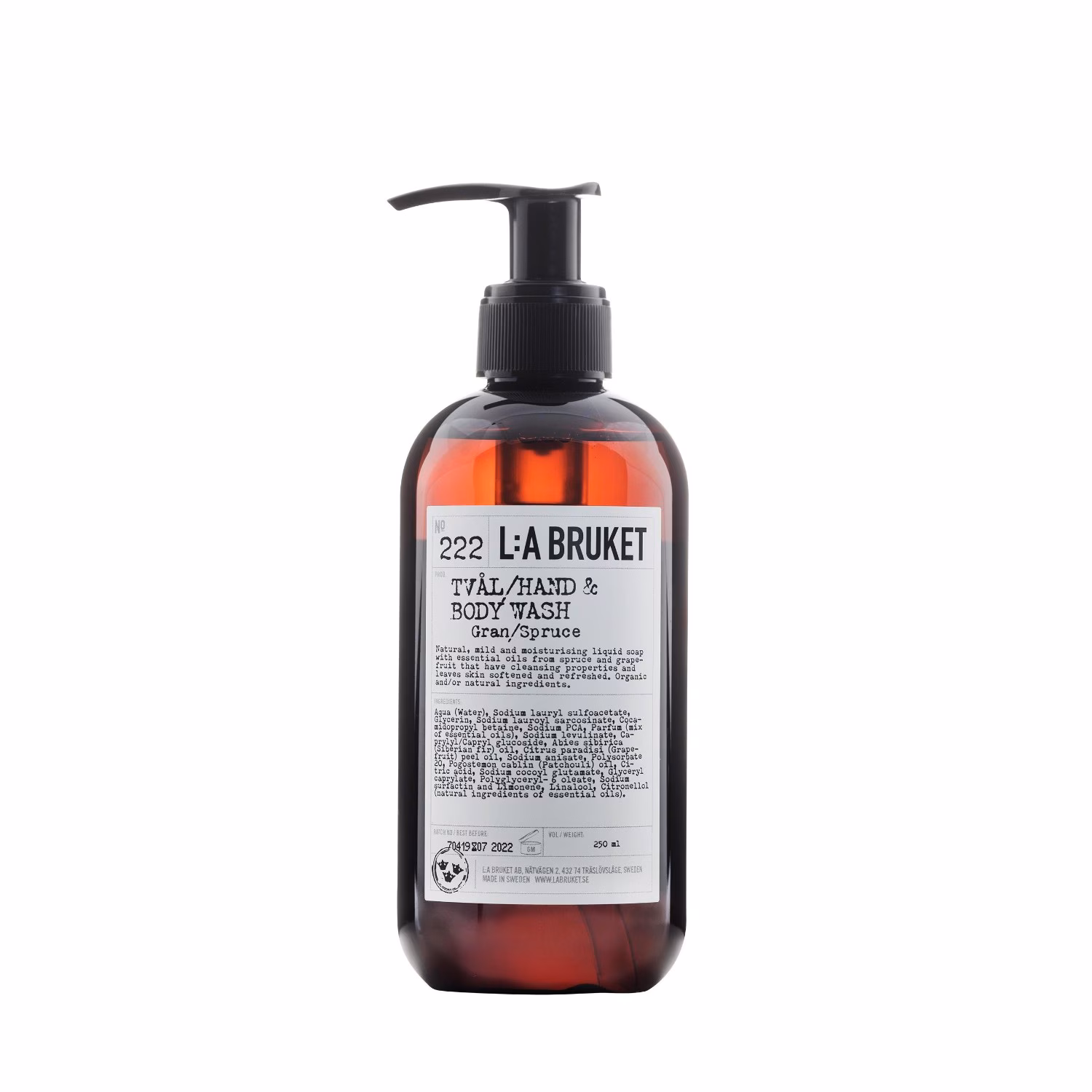 No. 222 Hand & Body Wash Spruce