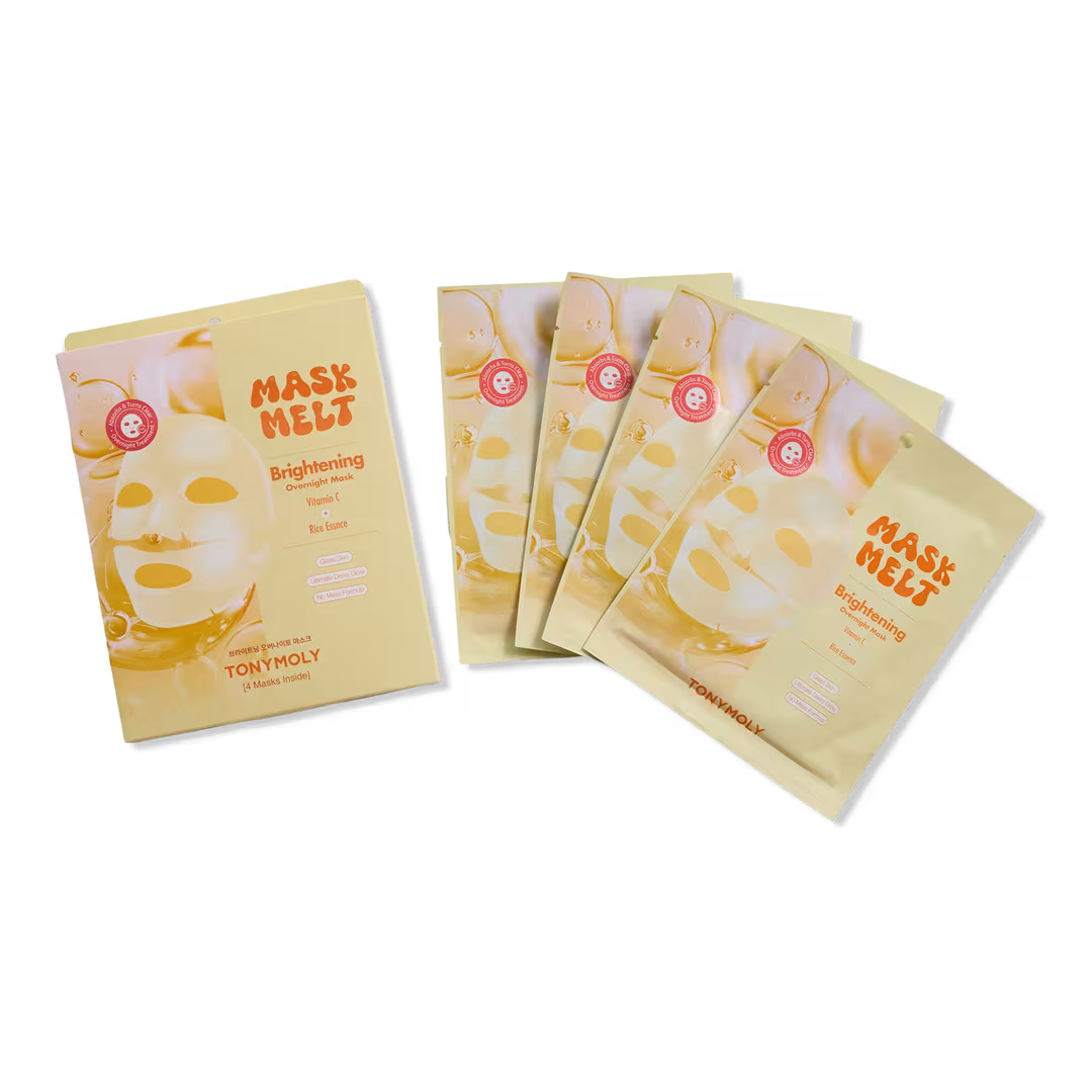 TONYMOLY  Mask Melt Vitamin C + Rice Overnight Hydrogel Mask