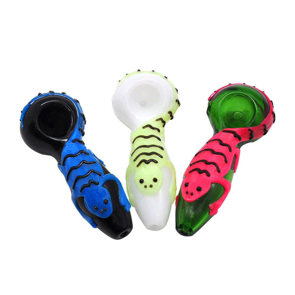 Gecko Glass Spoon Pipe