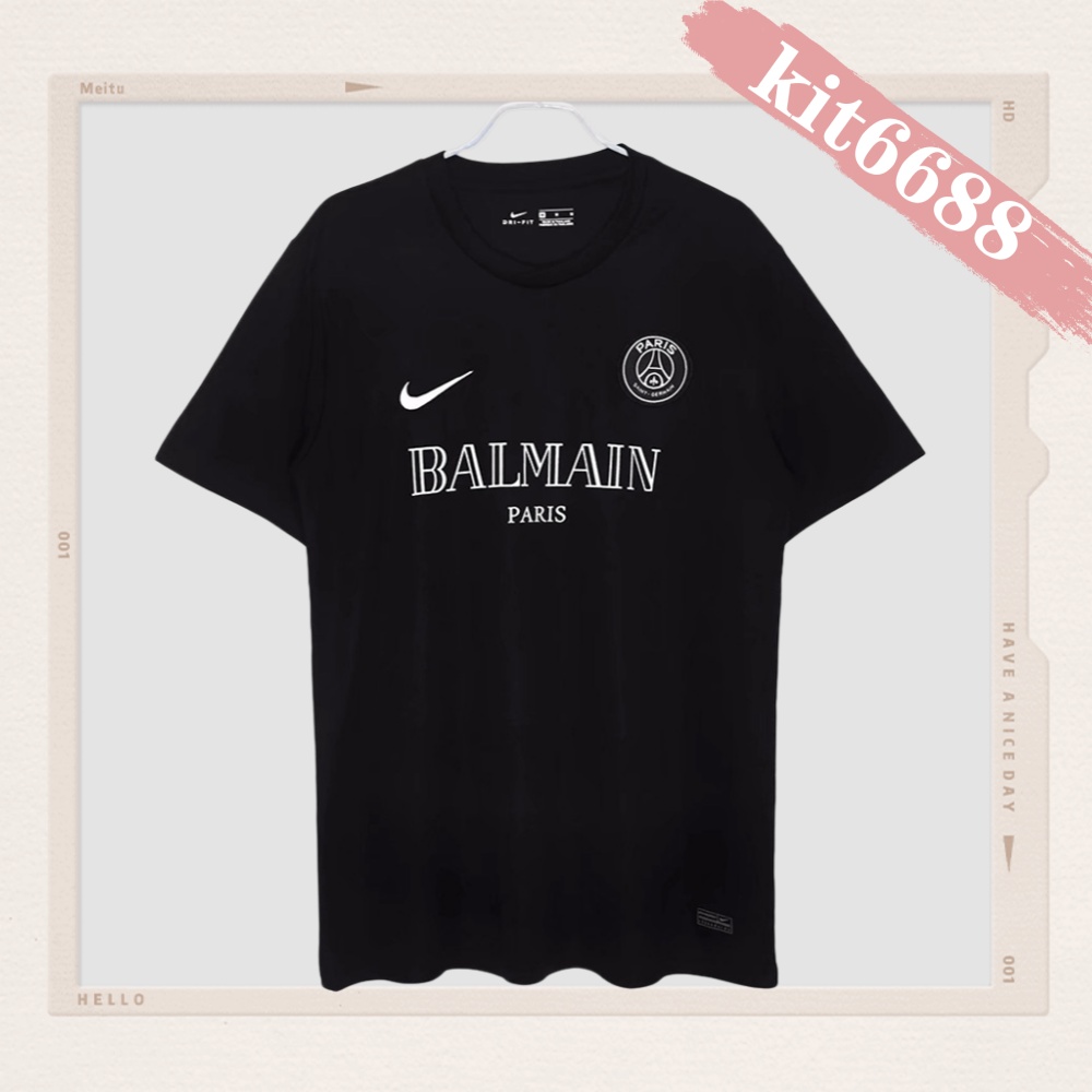 2020 Paris Saint-Germain Retro Black Pre-match Training Football Shirt (Retro)